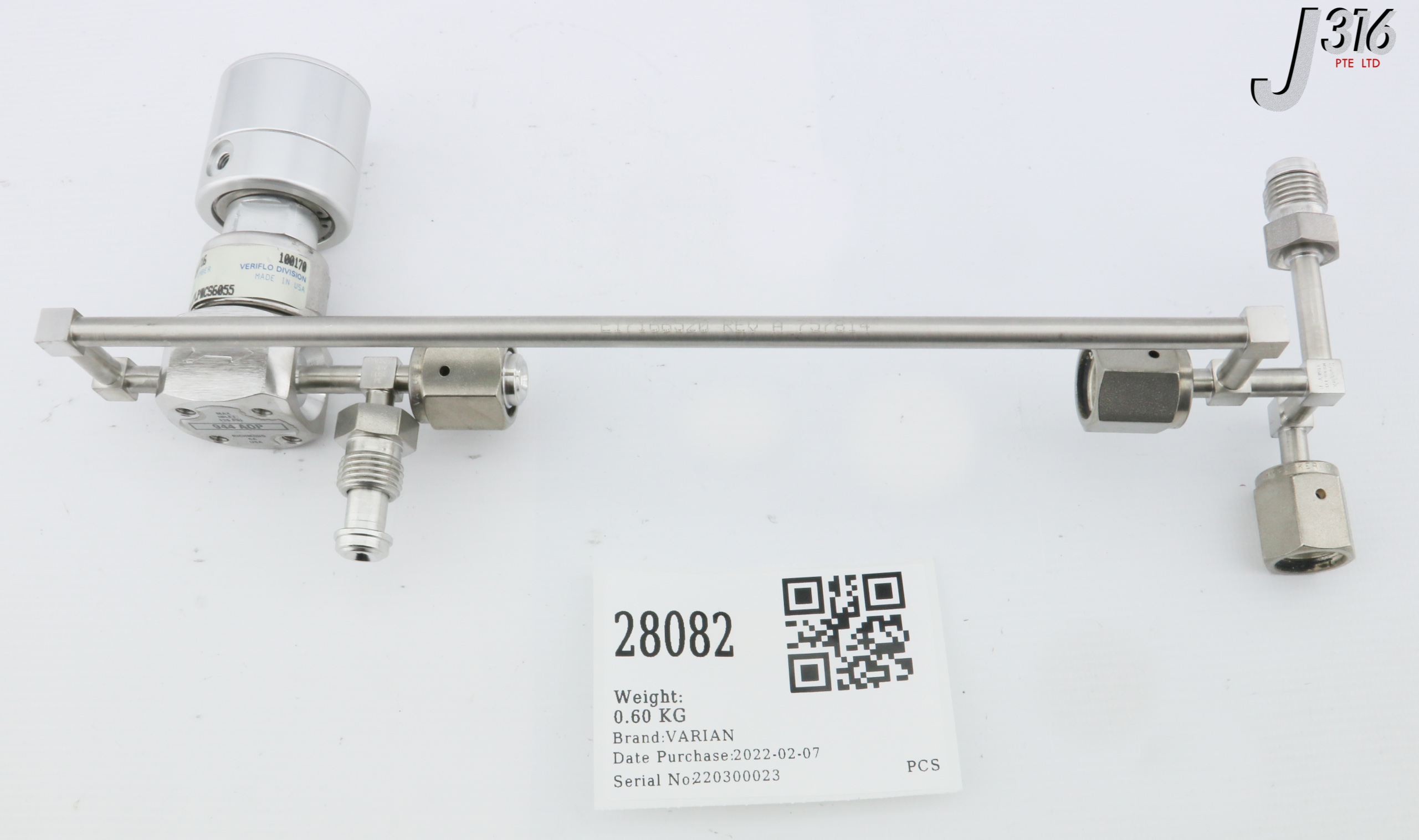 28082 VARIAN 5-WAY MANIFOLD VALVE ASSY E17166520