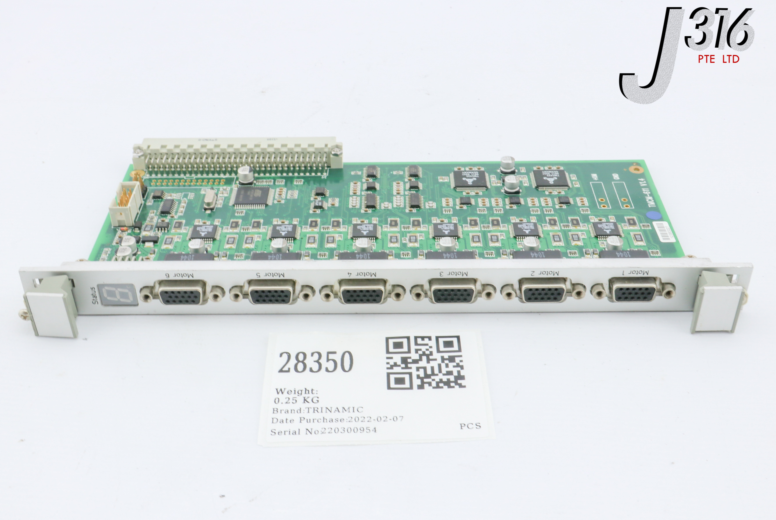 28350 TRINAMIC PCB, 6-AXIS 2-PHASE STEPPER MOTOR CONTROLLER & DRIVER MODULE TMCM-611