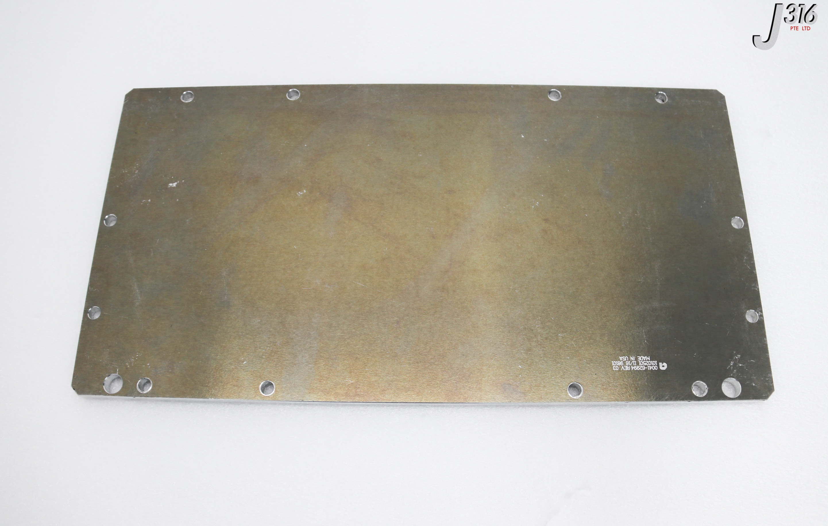 28531 APPLIED MATERIALS CHAMBER PLATE ASSY, 51.5CM X 26.5CM 0041-62994 ...