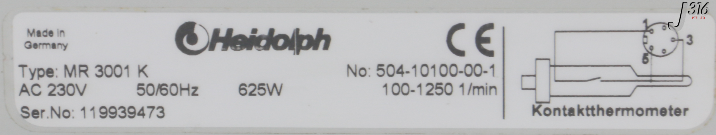 AGITATORE MAGNETICO DA LABORATORIO USATO HEIDOLPH MR 3001