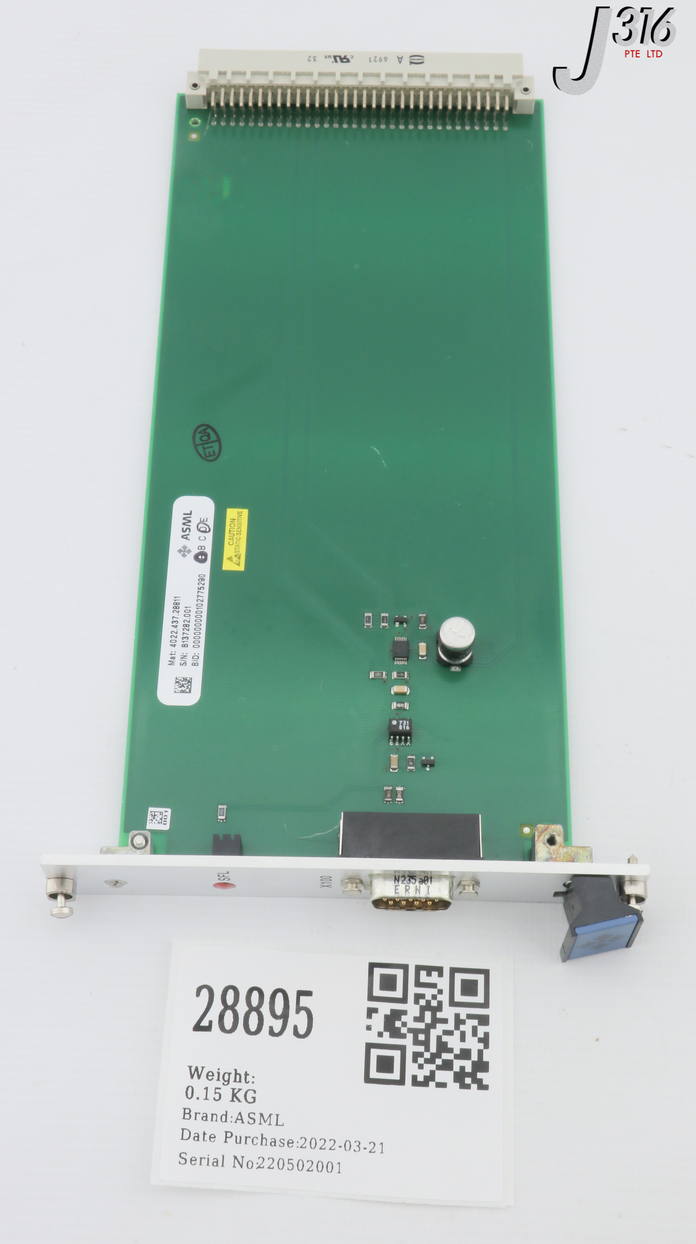 28895 ASML PCB ASSY 4022.437.28811