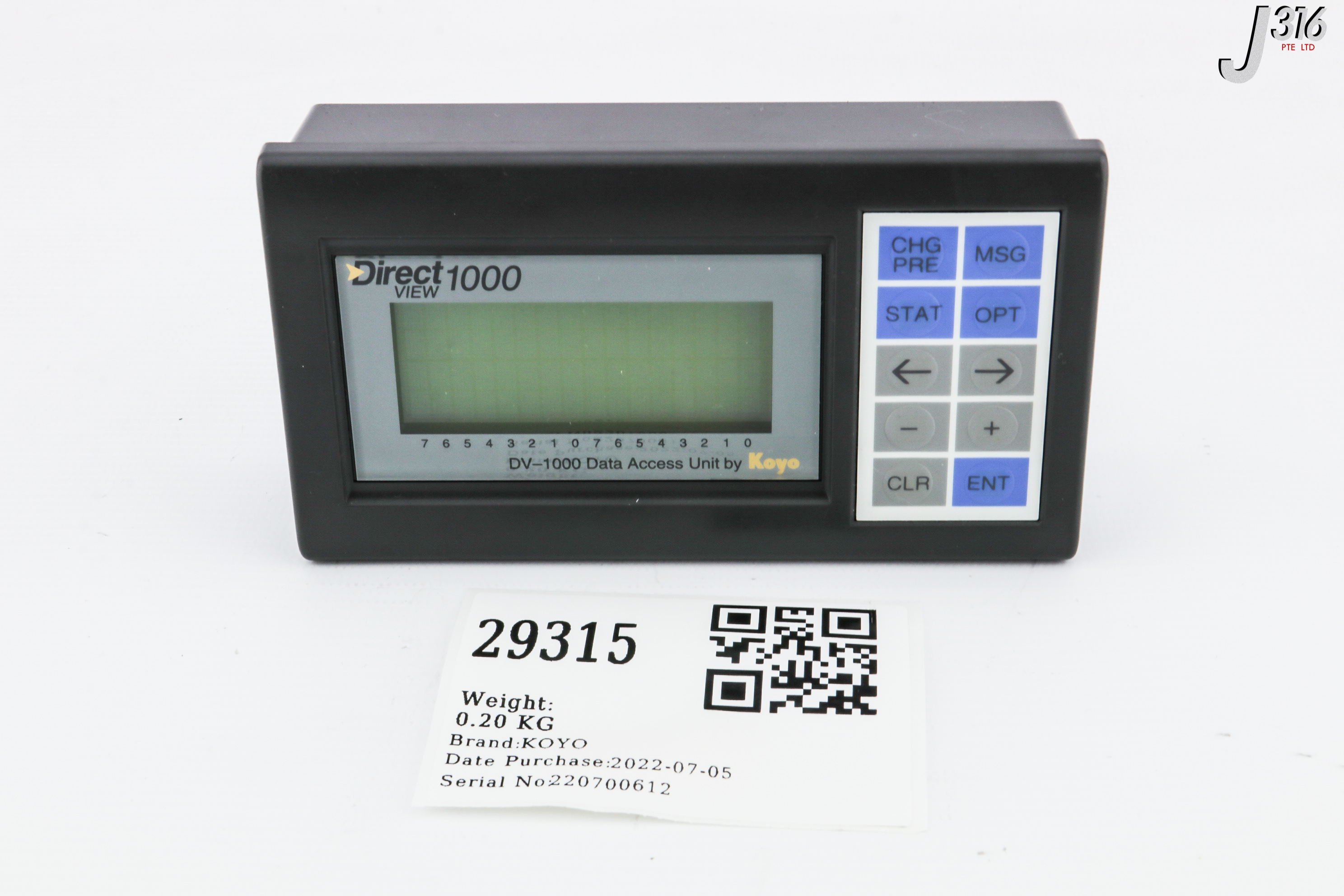 29315 KOYO DATA ACCESS UNIT, DIRECT VIEW 1000 DV-1000