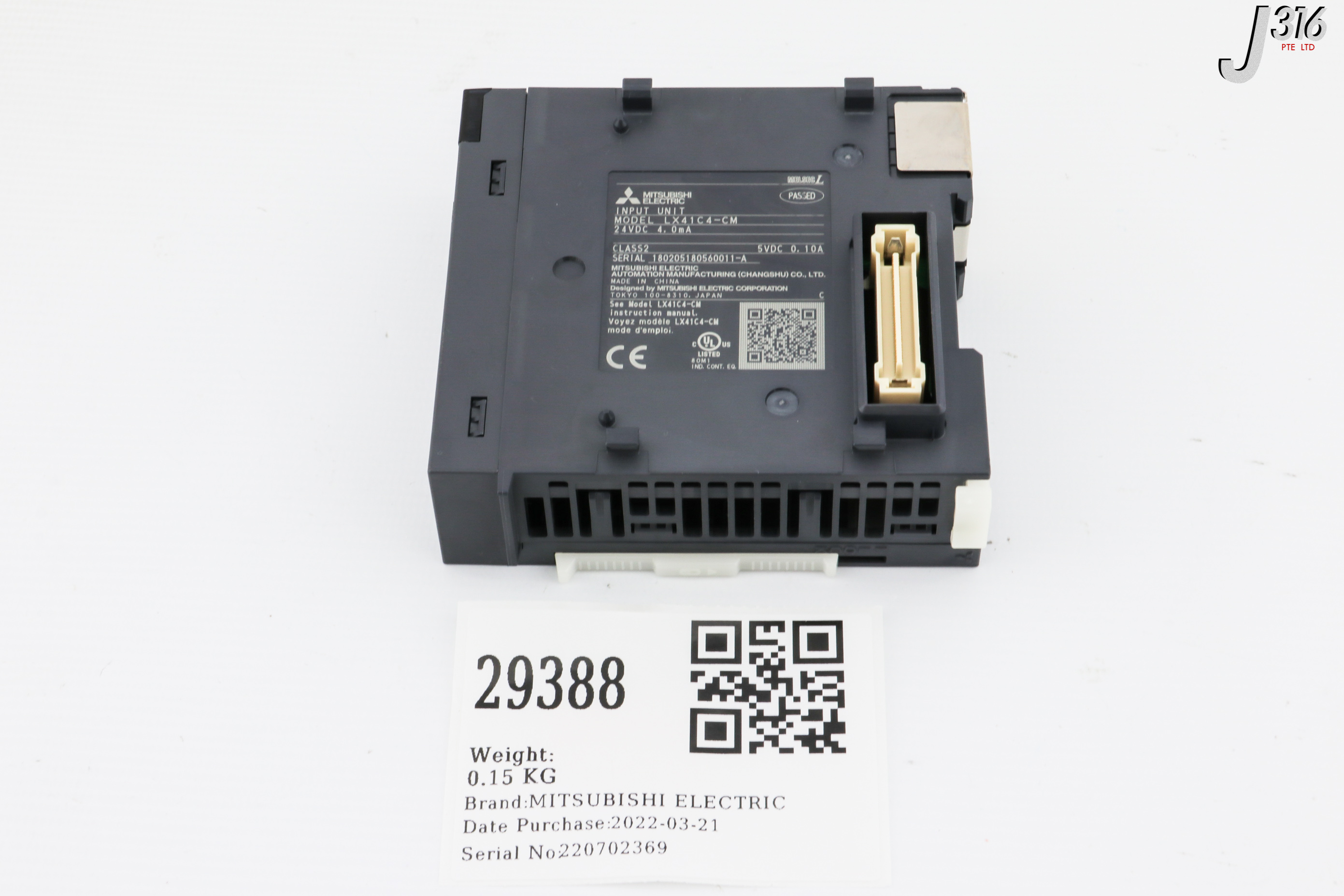 29388 MITSUBISHI ELECTRIC INPUT UNIT MODULE, MELSEC L SERIES LX41C4-CM