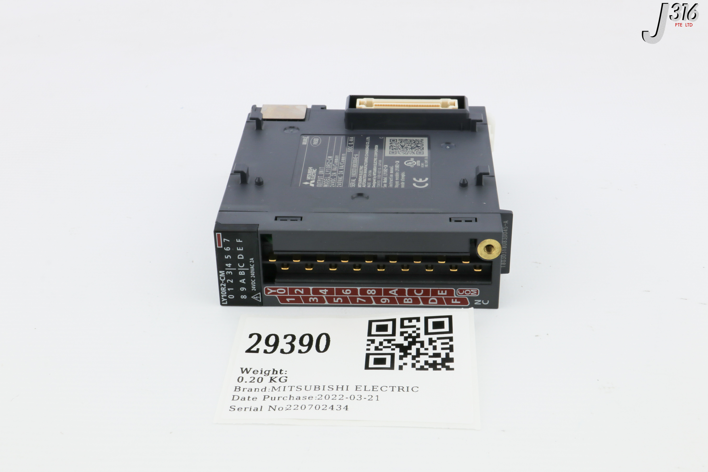 29390 MITSUBISHI ELECTRIC OUTPUT UNIT MODULE, MELSEC L SERIES LY10R2-CM