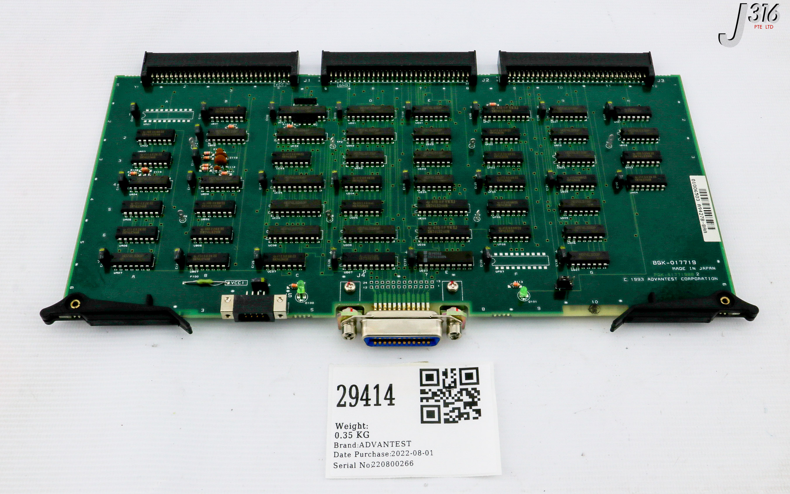 29414 ADVANTEST PCB ASSY, PGK-417719BB2 BGK-017719