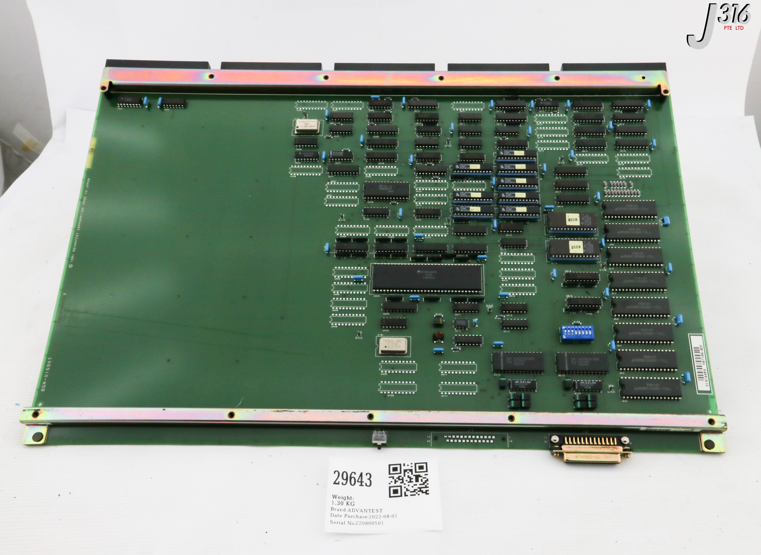 29643 ADVANTEST PCB ASSY, CPU2 BGR-015947