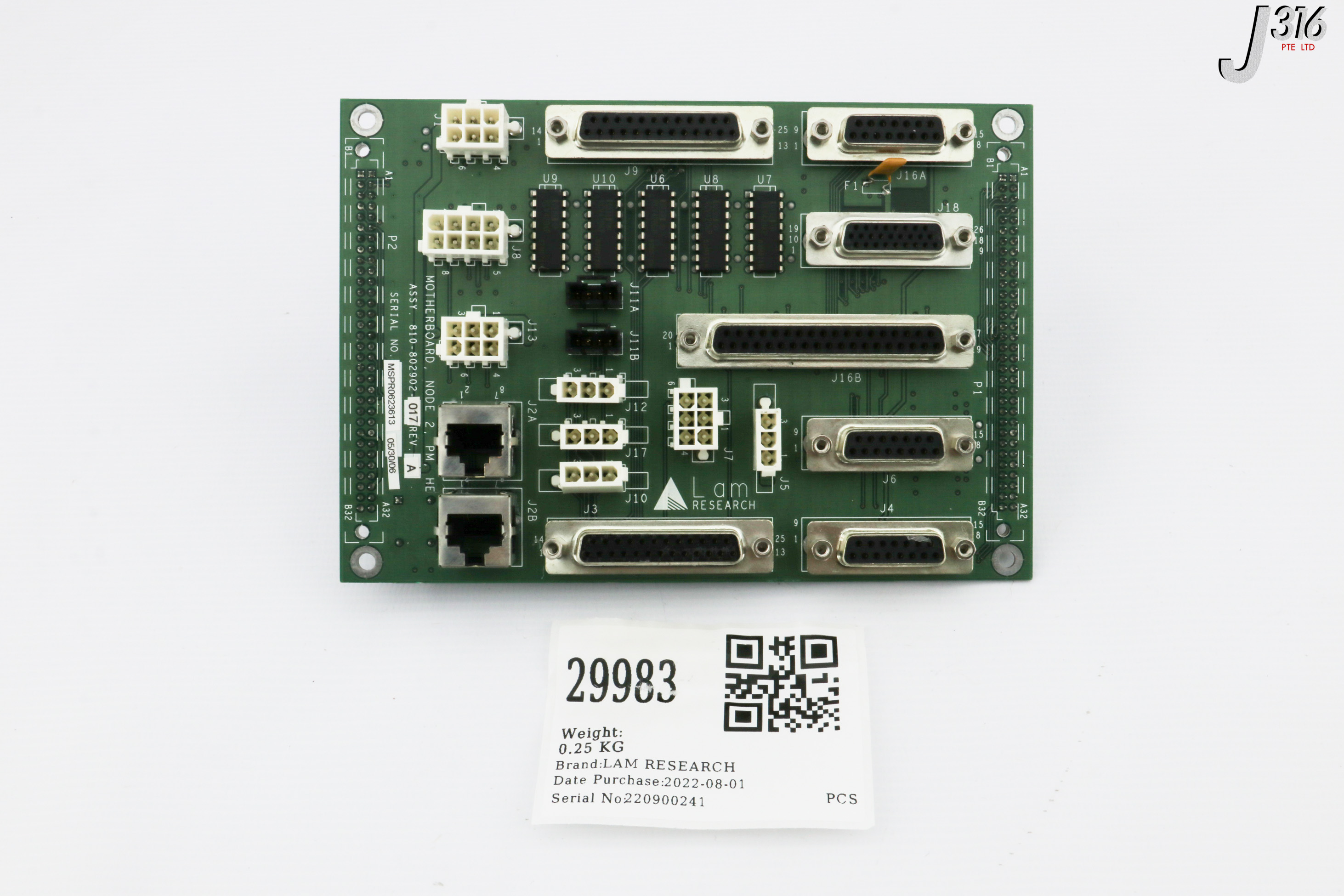 29983 LAM RESEARCH PCB, MOTHERBOARD, NODE 2, PM, HE 810-802902-017