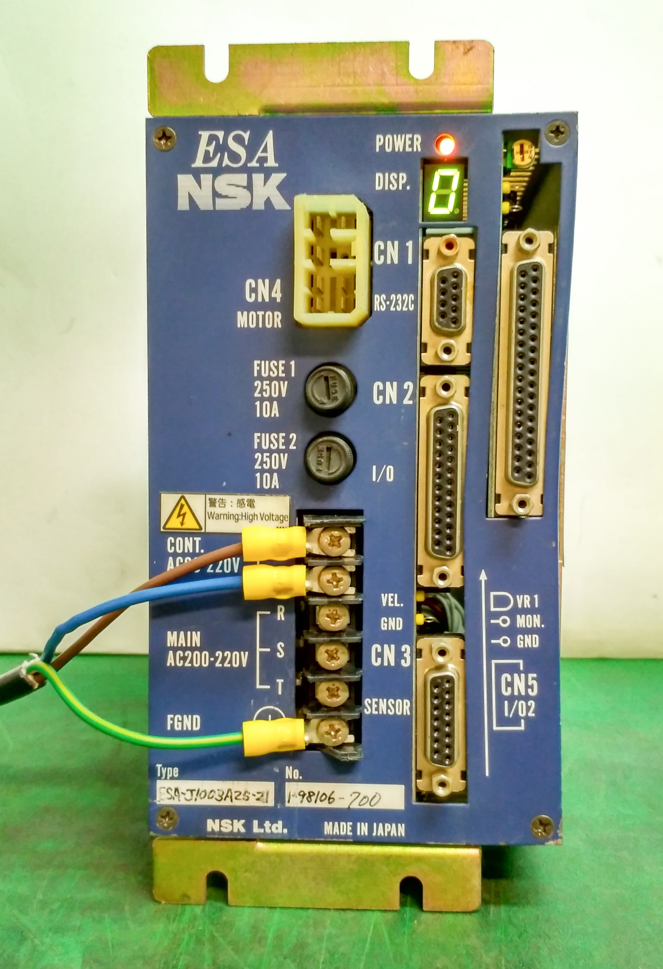 3322 NSK ESA SERVO DRIVER ESA-J1003A25-21