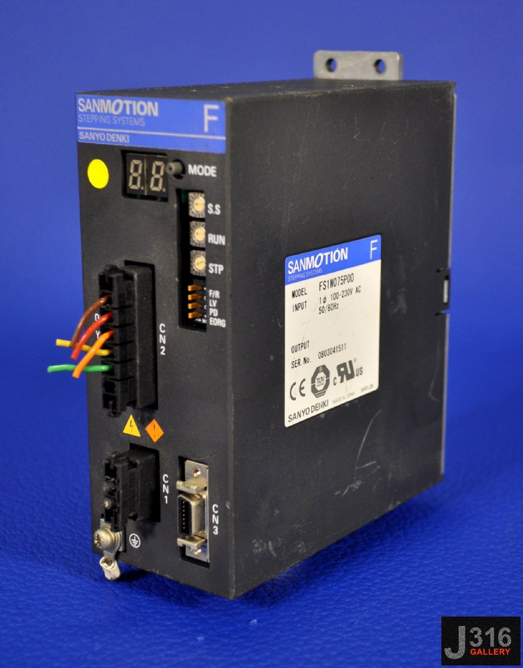 3348 SANYO DENKI SANMOTION STEPPING SYSTEM FS1W075P00