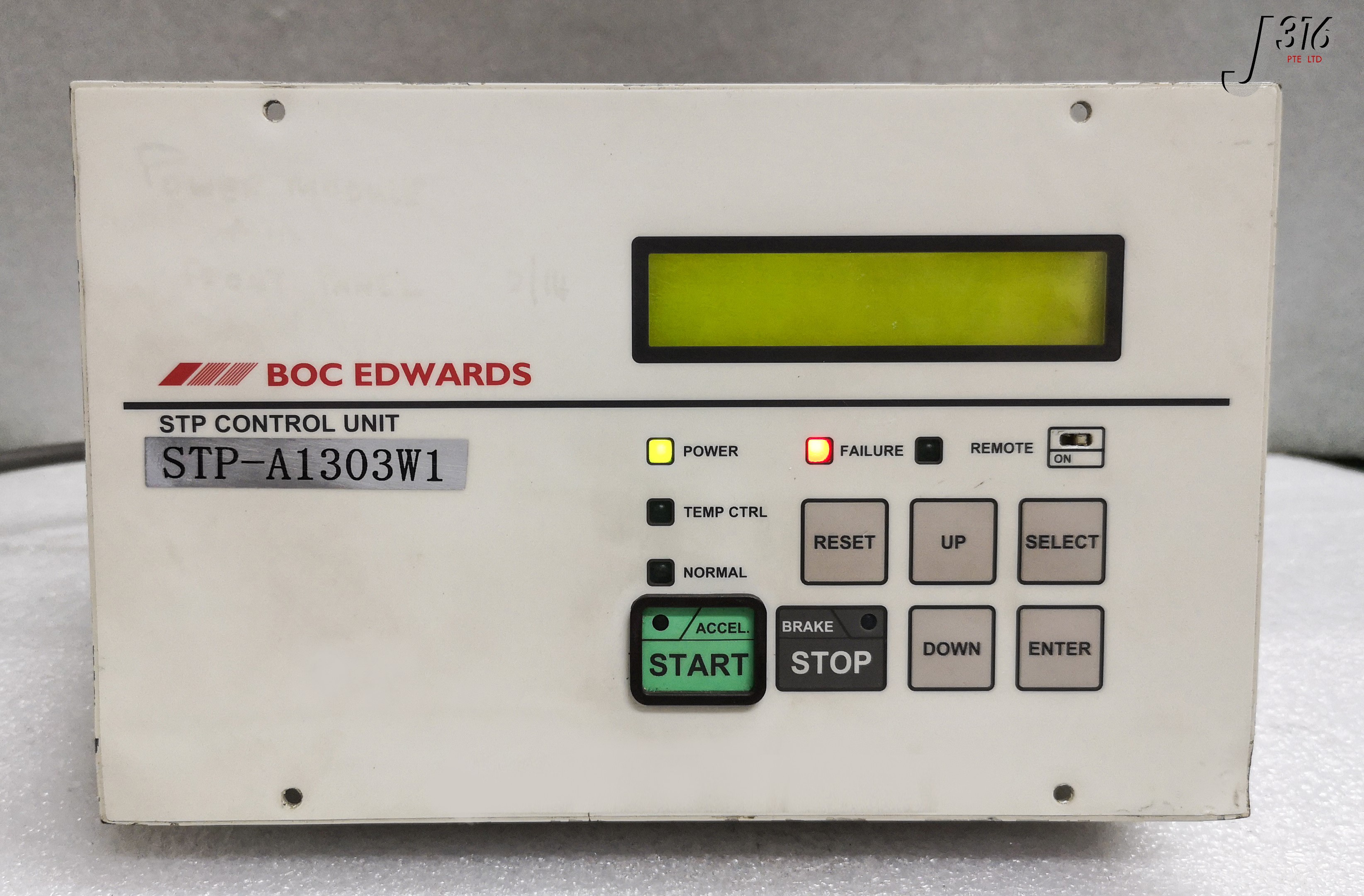 3404 BOC EDWARDS TURBOMOLECULAR PUMP CONTROL UNIT, STP-A1303W1 ...