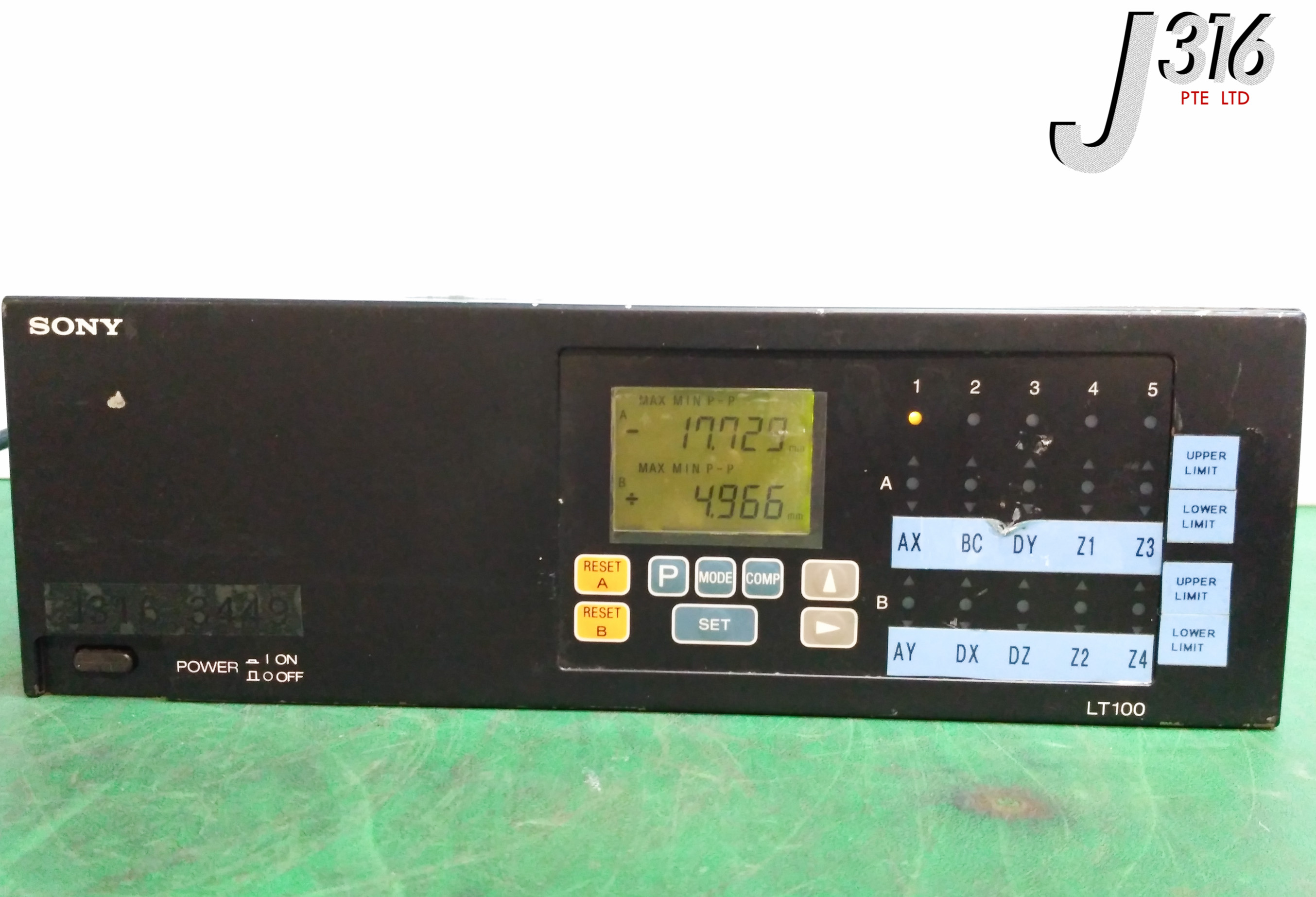 3449 SONY DIGITAL GAUGING MULTI AXIS DISPLAY LT100