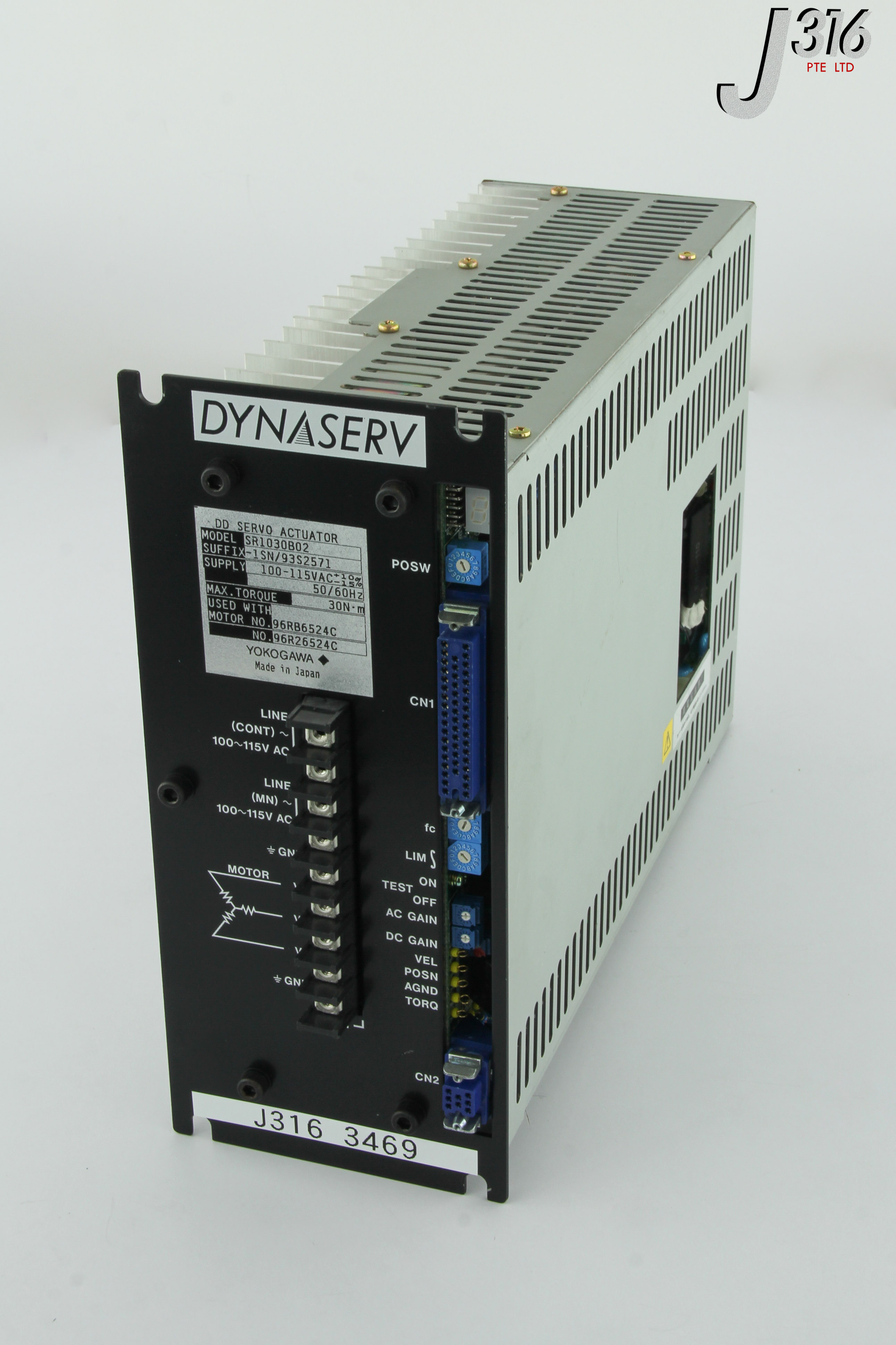 3469 YOKOGAWA DYNASERV DD SERVO ACTUATOR SR1030B02