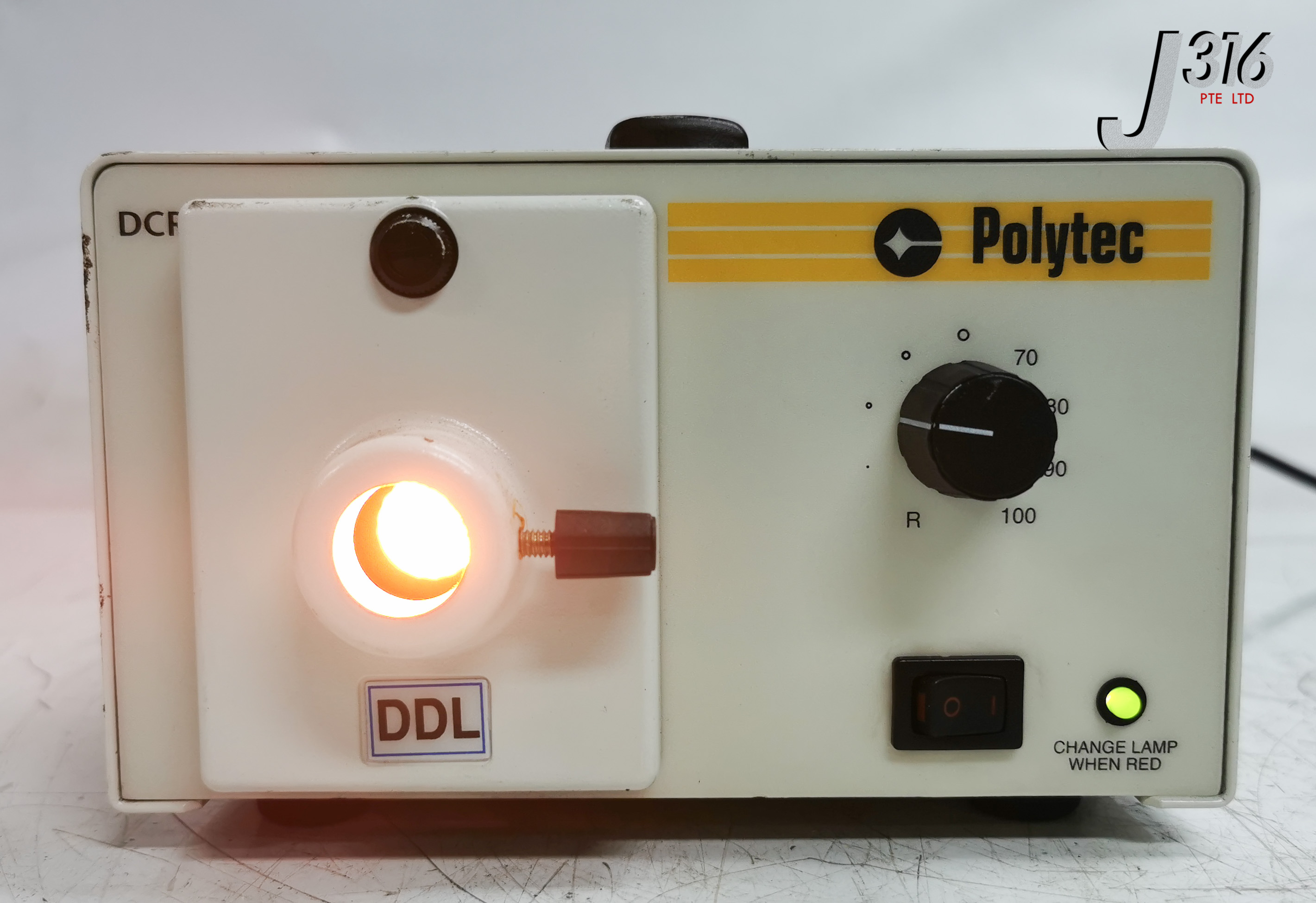 3564 SCHOTT FOSTEC EKE FIBER OPTIC ILLUMINATOR W/ CABLE A20650, A20660 DCR III