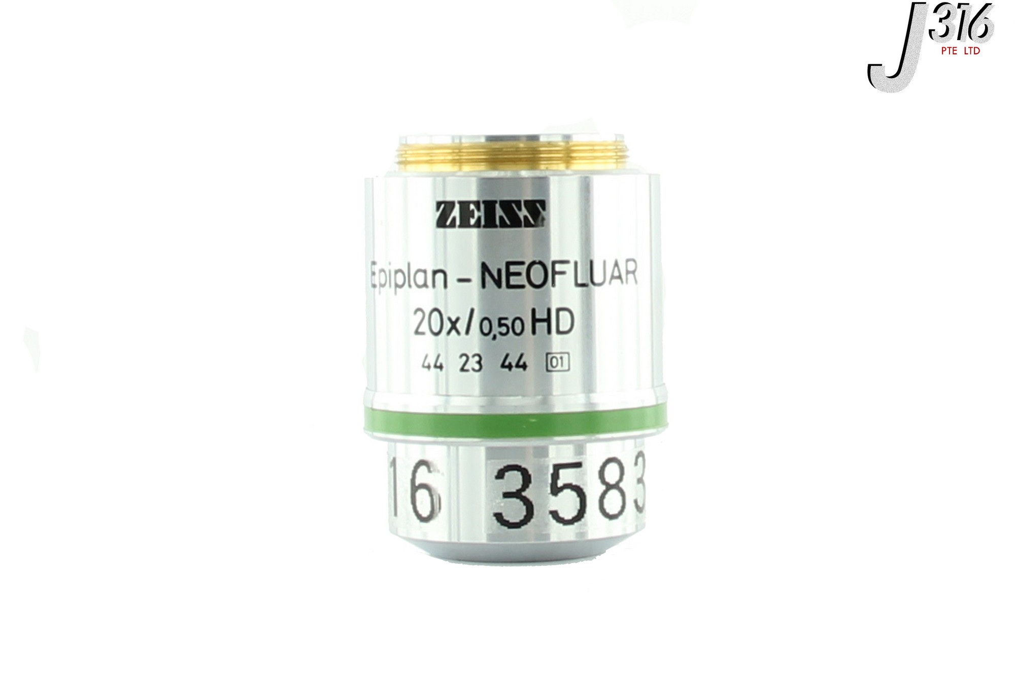 3583 ZEISS 20X EPIPLAN-NEOFLUAR MICROSCOPE OBJECTIVE LENS 20X/0.50 HD 44 23 44