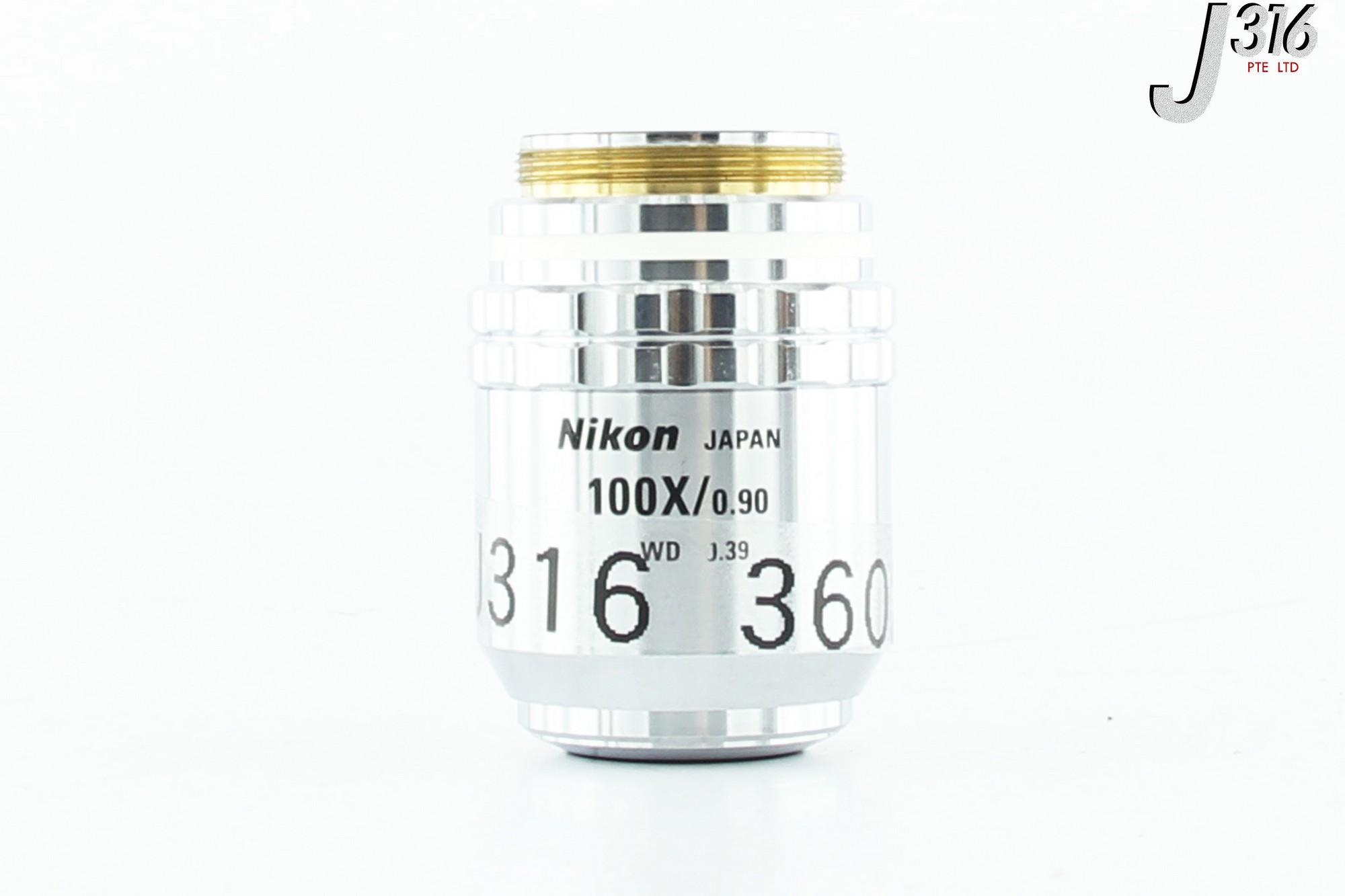 3602 NIKON 100X CF PLAN MICROSCOPE OBJECTIVE LENS 100X/0.90 BD WD 0.39