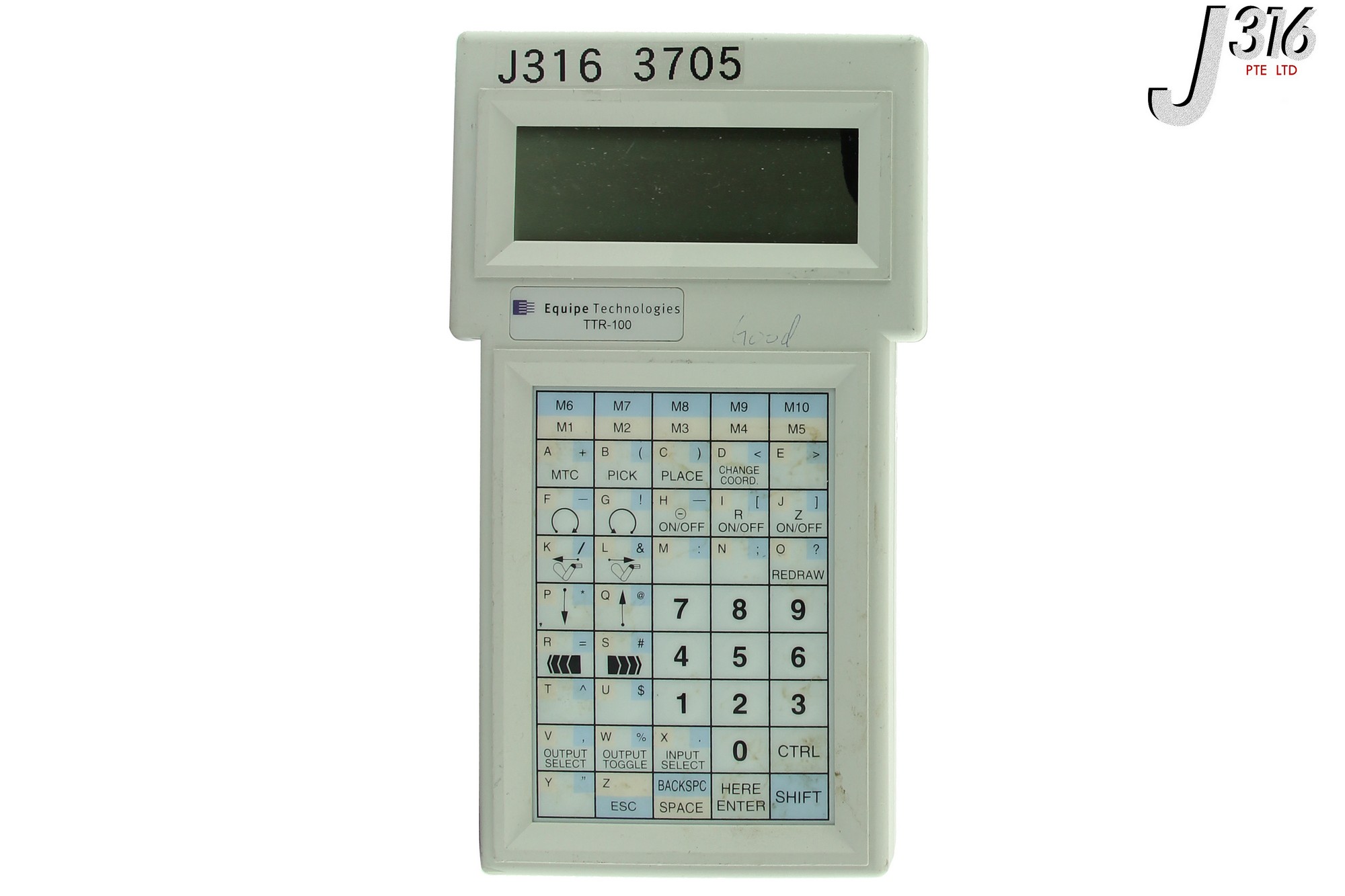 3705 EQUIPE TECHNOLOGIES TEACH PENDANT TTR-100 110975