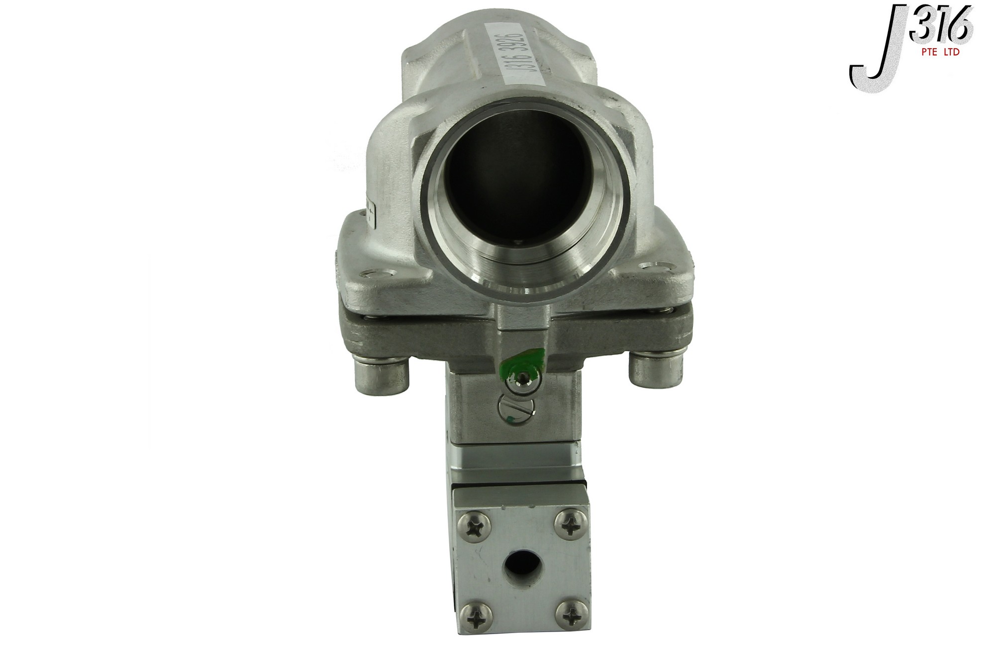 3926 BURKERT ELECTRIC SOLENOID VALVE W/ PIPING NPT5/4-2-0-AIR-000