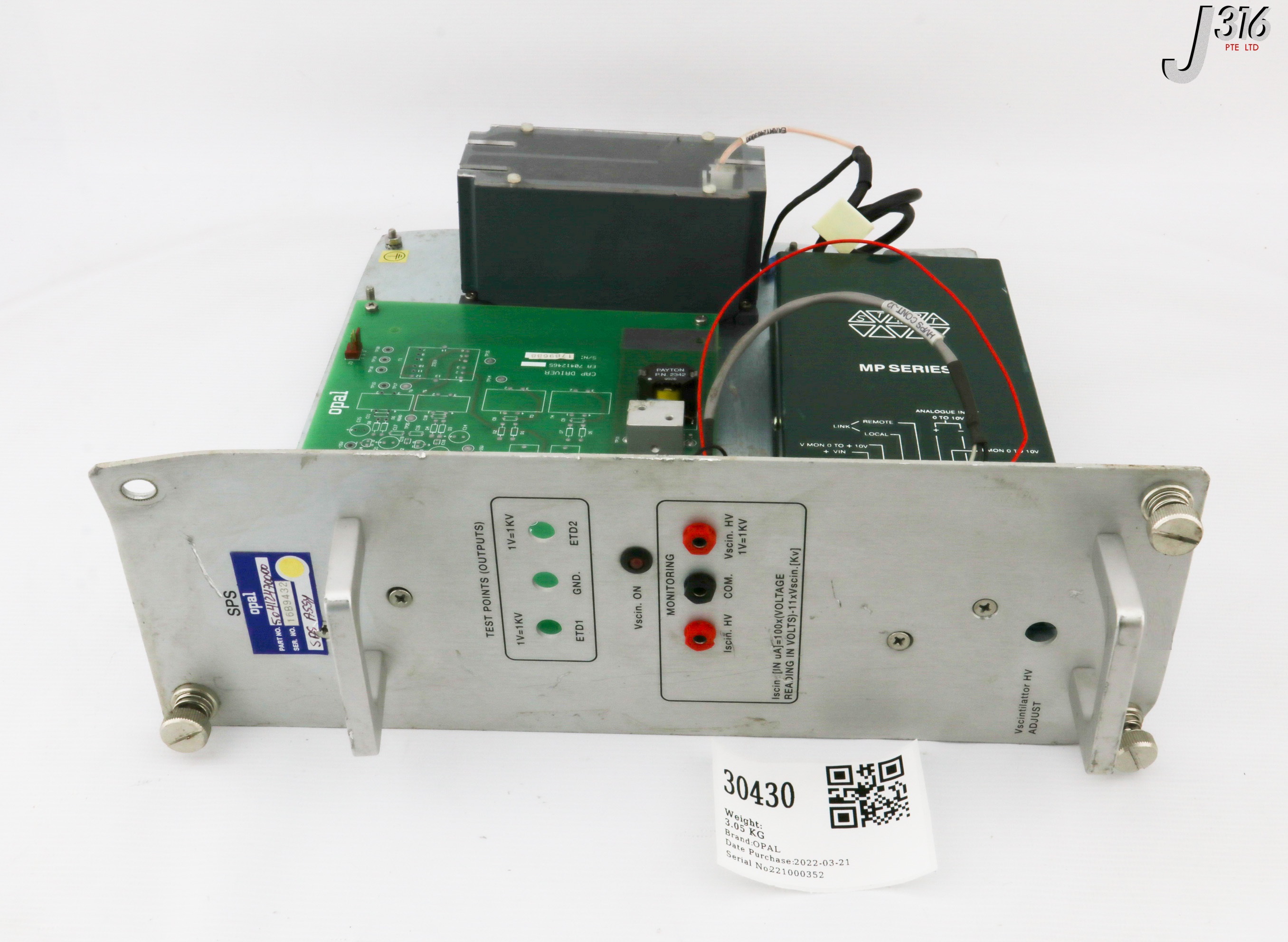 30430 OPAL PCB, SPS ASSY 50412470000