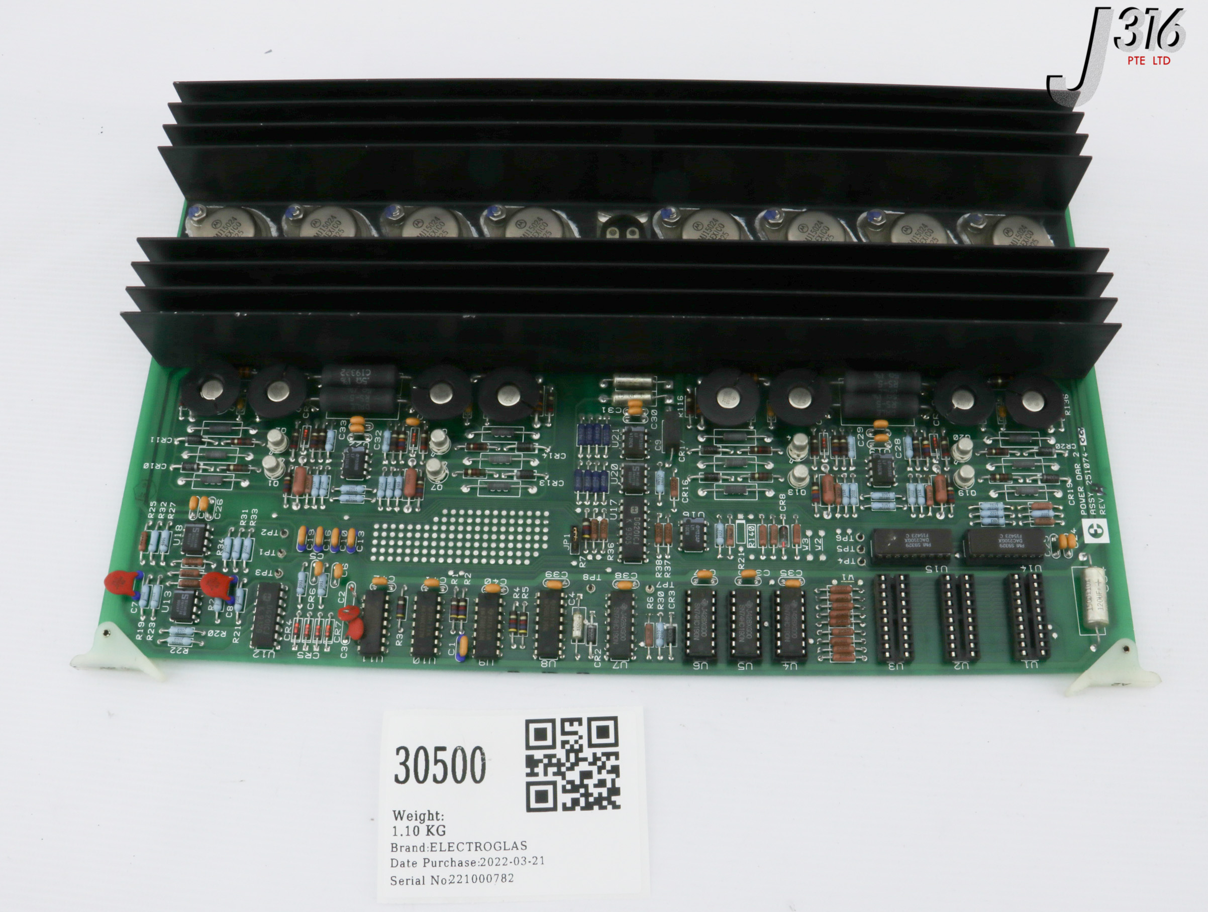 30500 ELECTROGLAS PCB, POWER DAR 2 251074-001