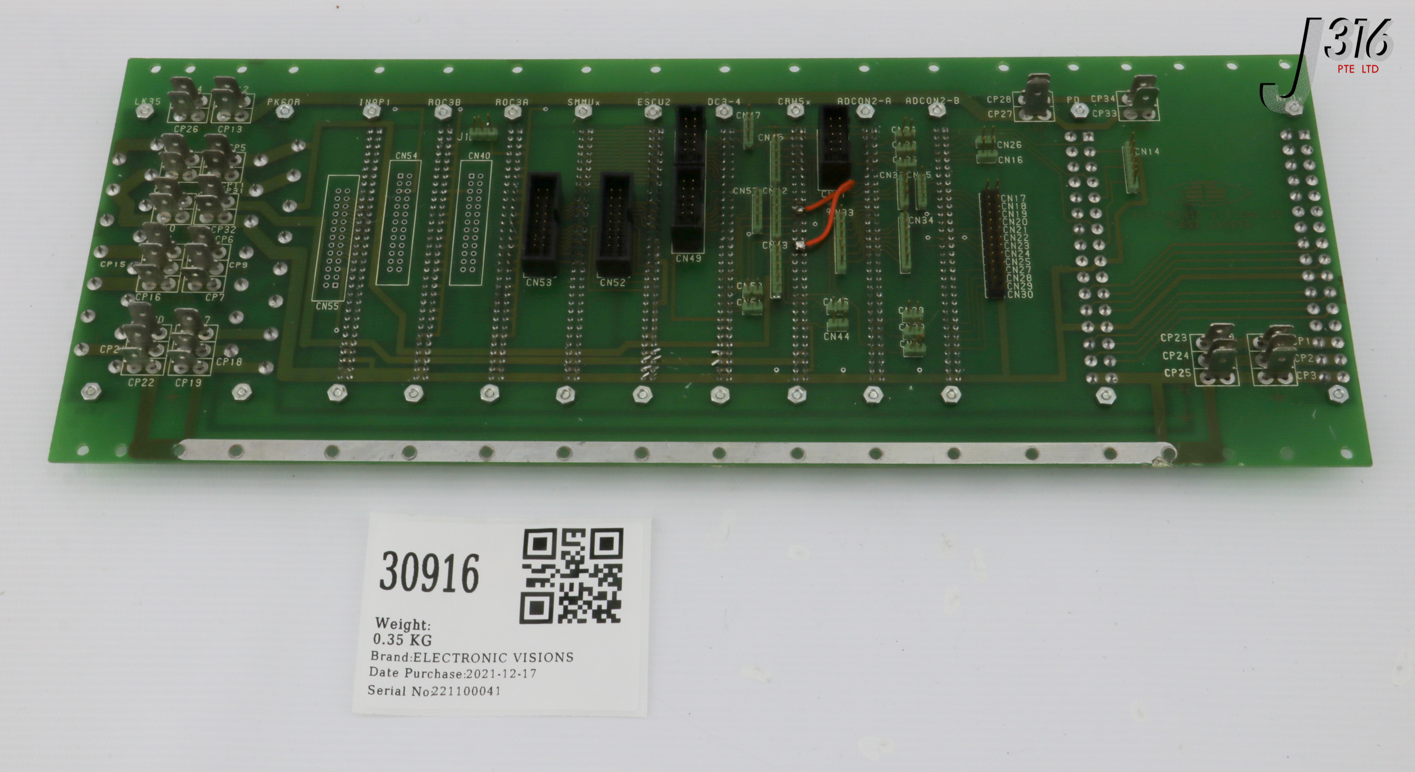 30916 ELECTRONIC VISIONS PCB ASSY, ALB52 230996