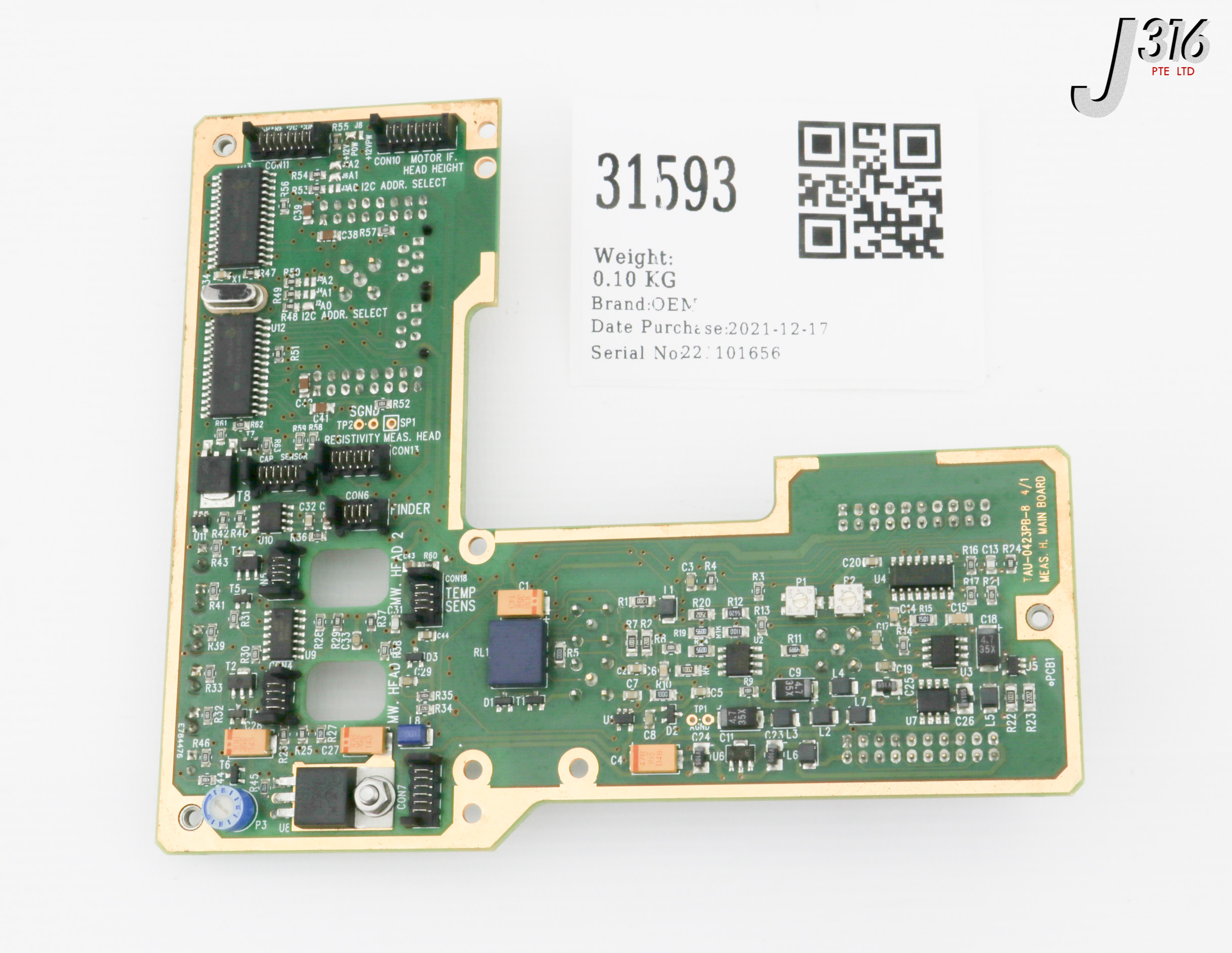 31593 OEM PCB ASSY, MEAS. H. MAIN BD TAU-0423PB-8