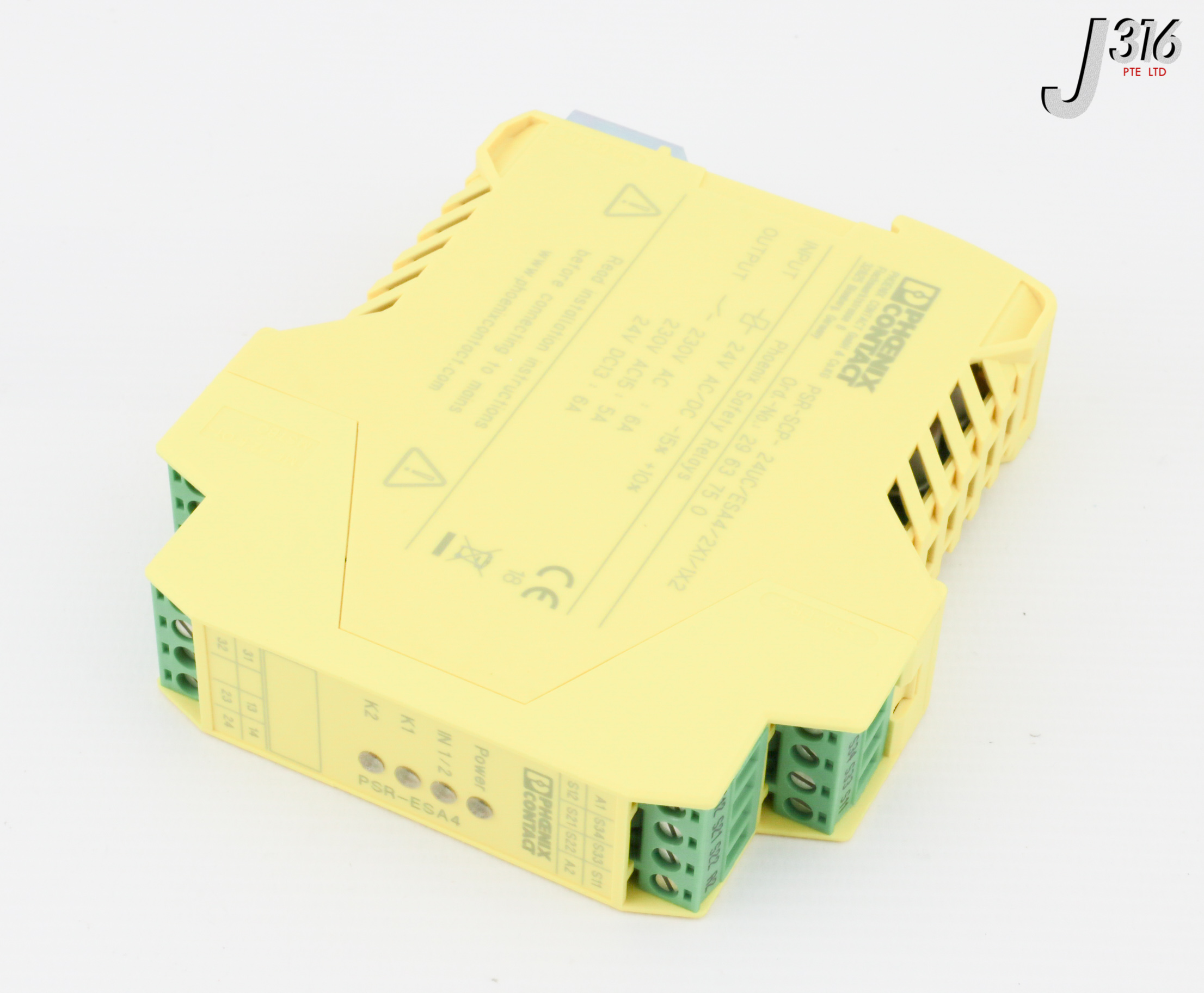 31616 PHOENIX CONTACT SAFETY RELAY, 2963750 (NEW) PSR-SCP-24UC/ESA4/2X1/1X2  - J316Gallery