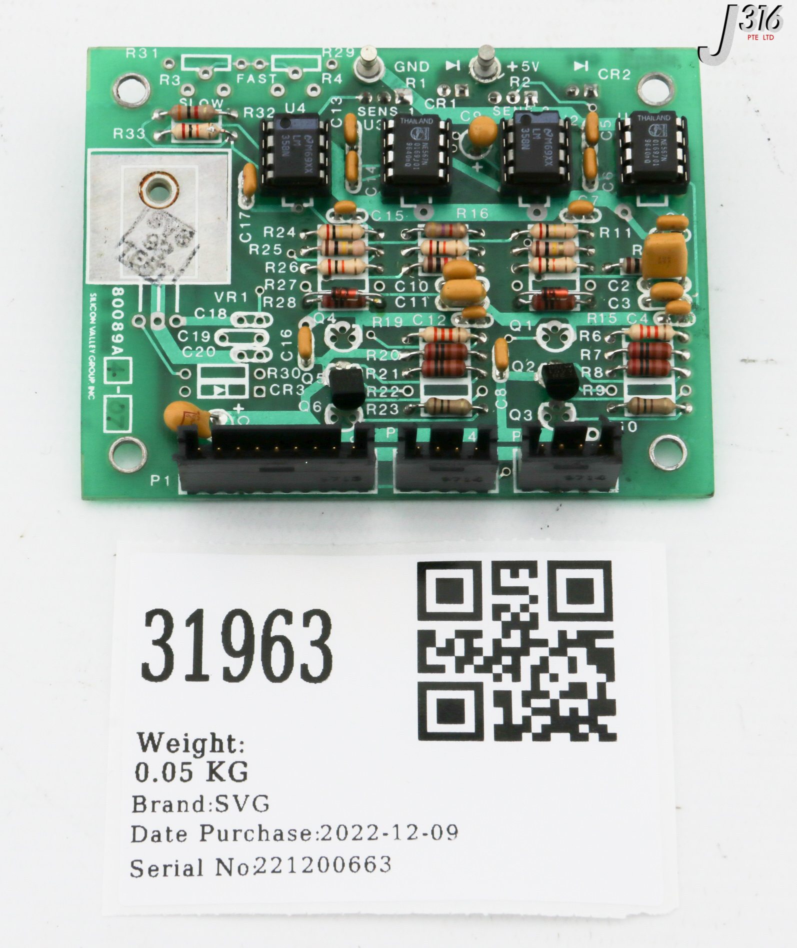 31963 SVG PCB ASSY 80089A4-07
