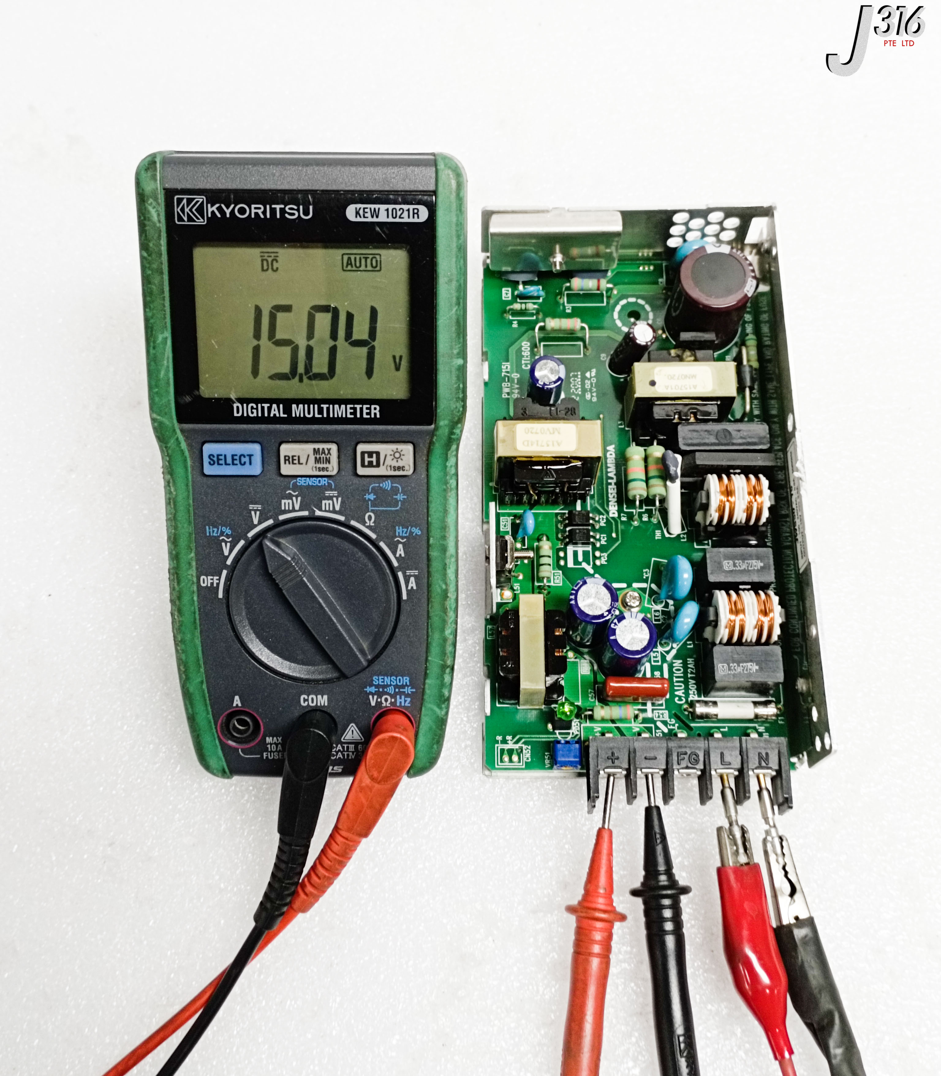 32929 DENSEI-LAMBDA POWER SUPPLY, 15V 3.5A JWS50-15