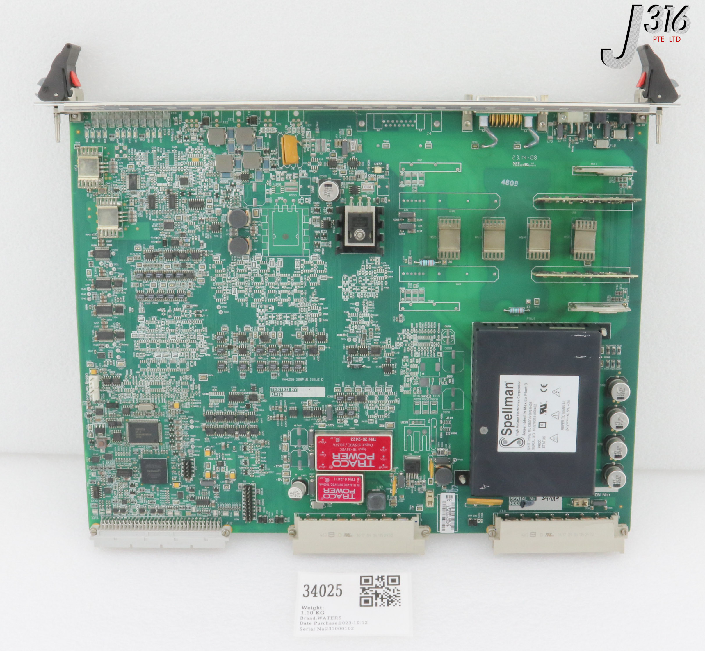 34025 WATERS PCB, SINGLE QUAD BD 4258208DC2