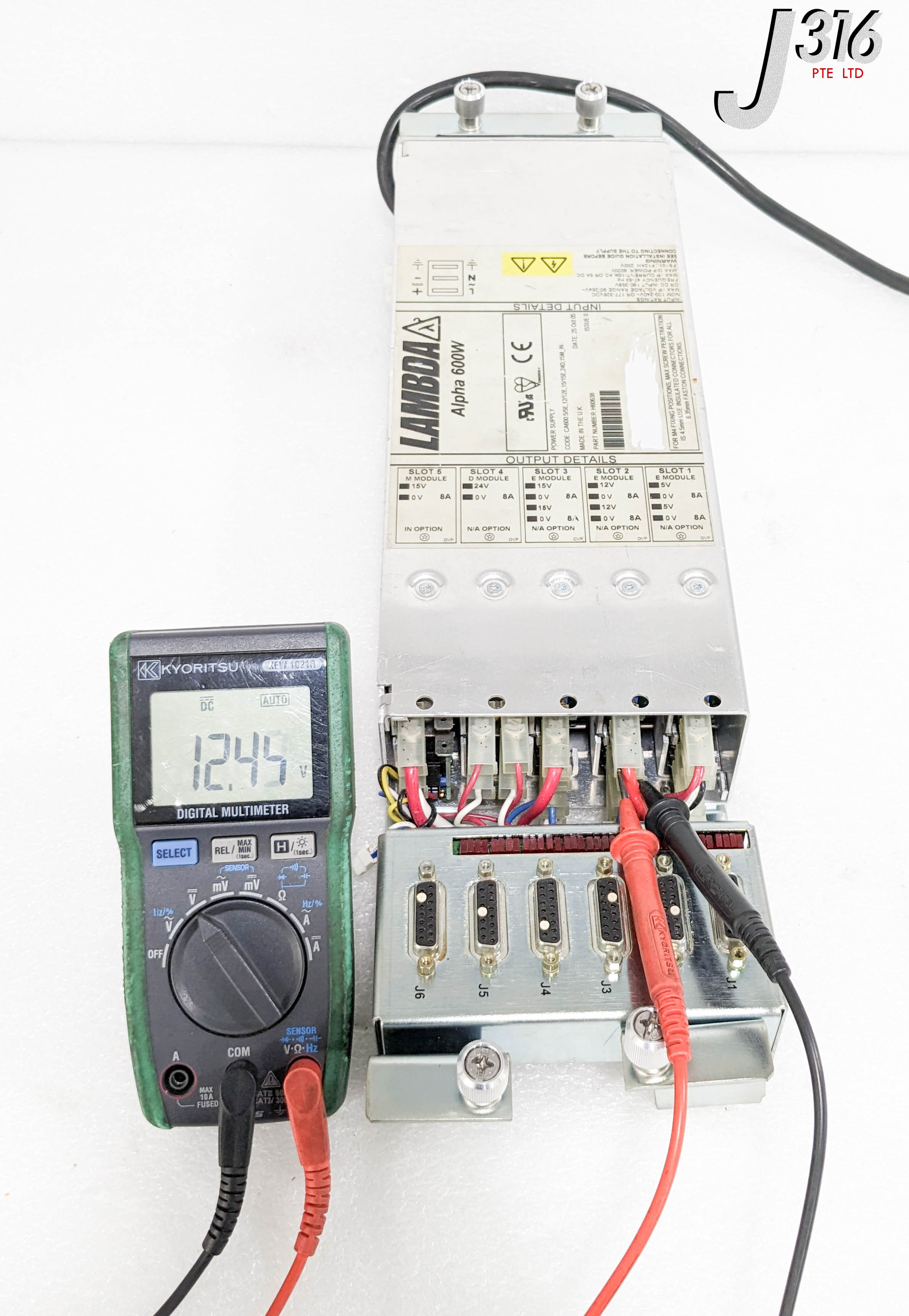 34065 LAMBDA POWER SUPPLY ASSY, ALPHA 600W W/ YM-00-470B, AMAT 50513215200 H60638