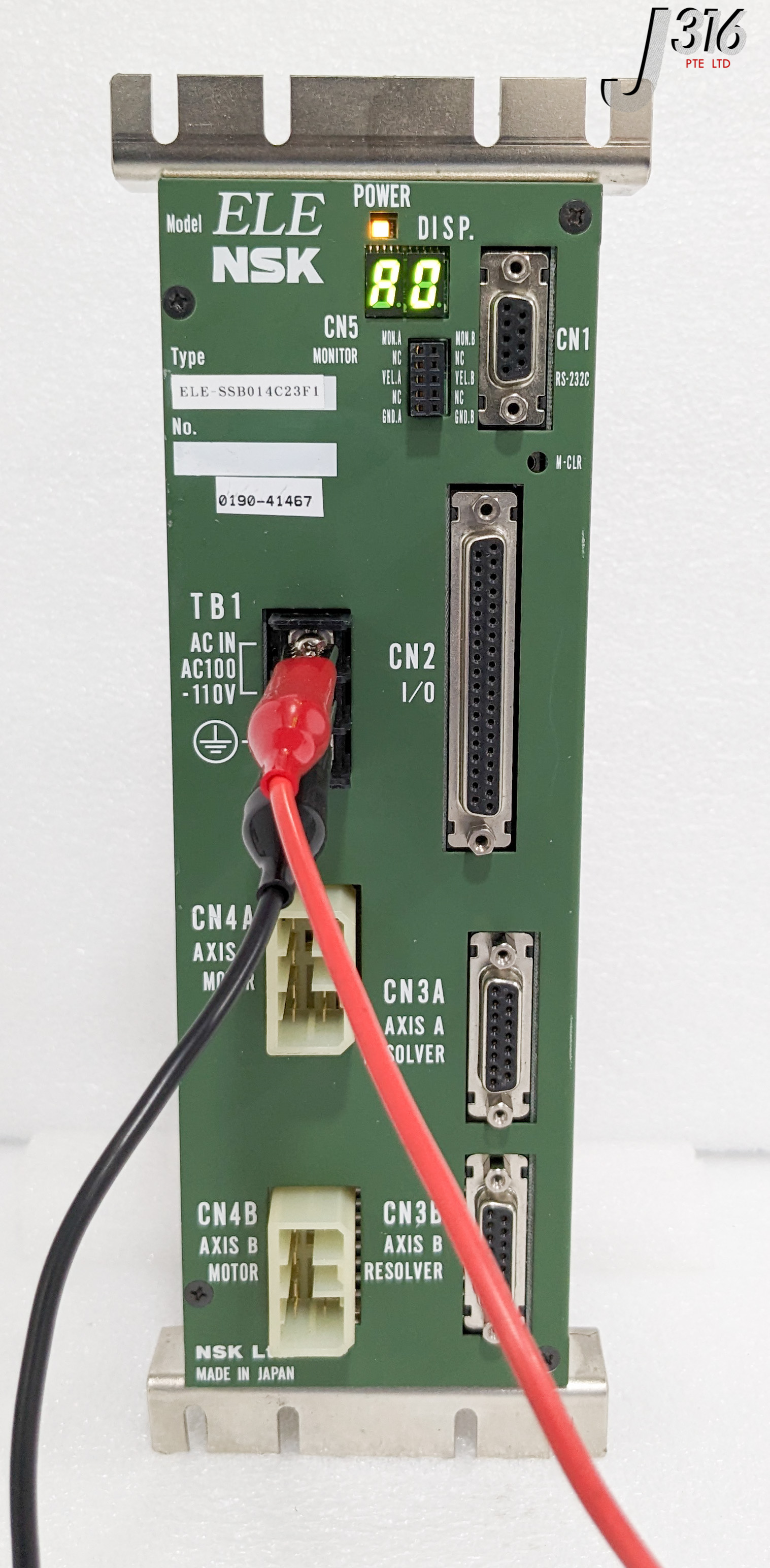 34563 NSK DUAL AXIS SERVO DRIVER, AMAT 0190-41467, 0190-41461 ELE-SSB014C23F1