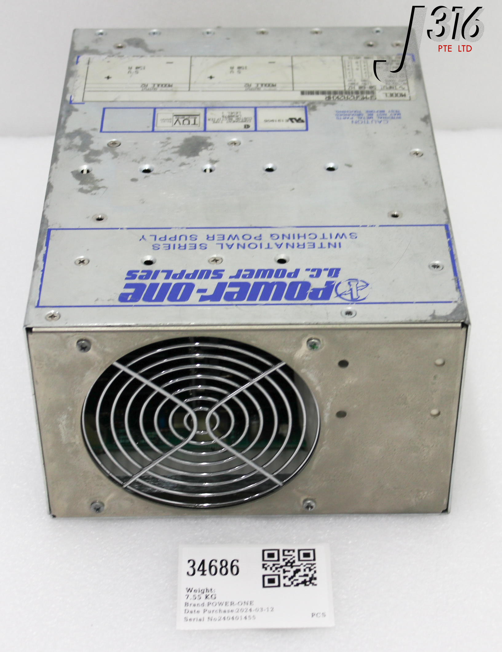 34686 POWER-ONE POWER SUPPLY, 5V 150A (PARTS) SPM5A2A2KHR