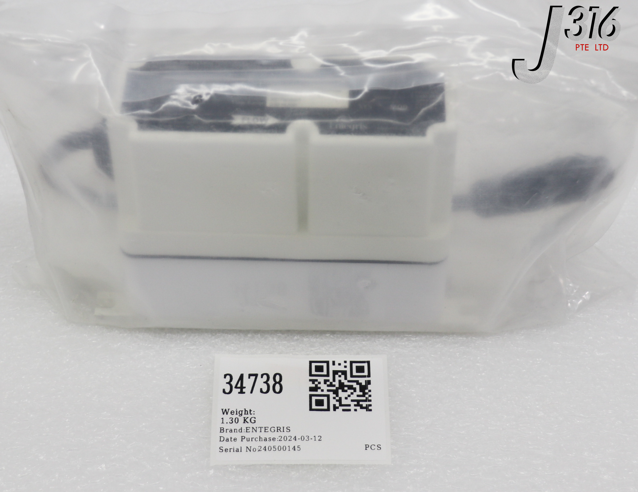 34738 ENTEGRIS NT INTEGRATED FLOW CONTROLLER, 3/8" FLARETEK (NEW) 6510-XX-F03-G01-K-P2-U1-N20