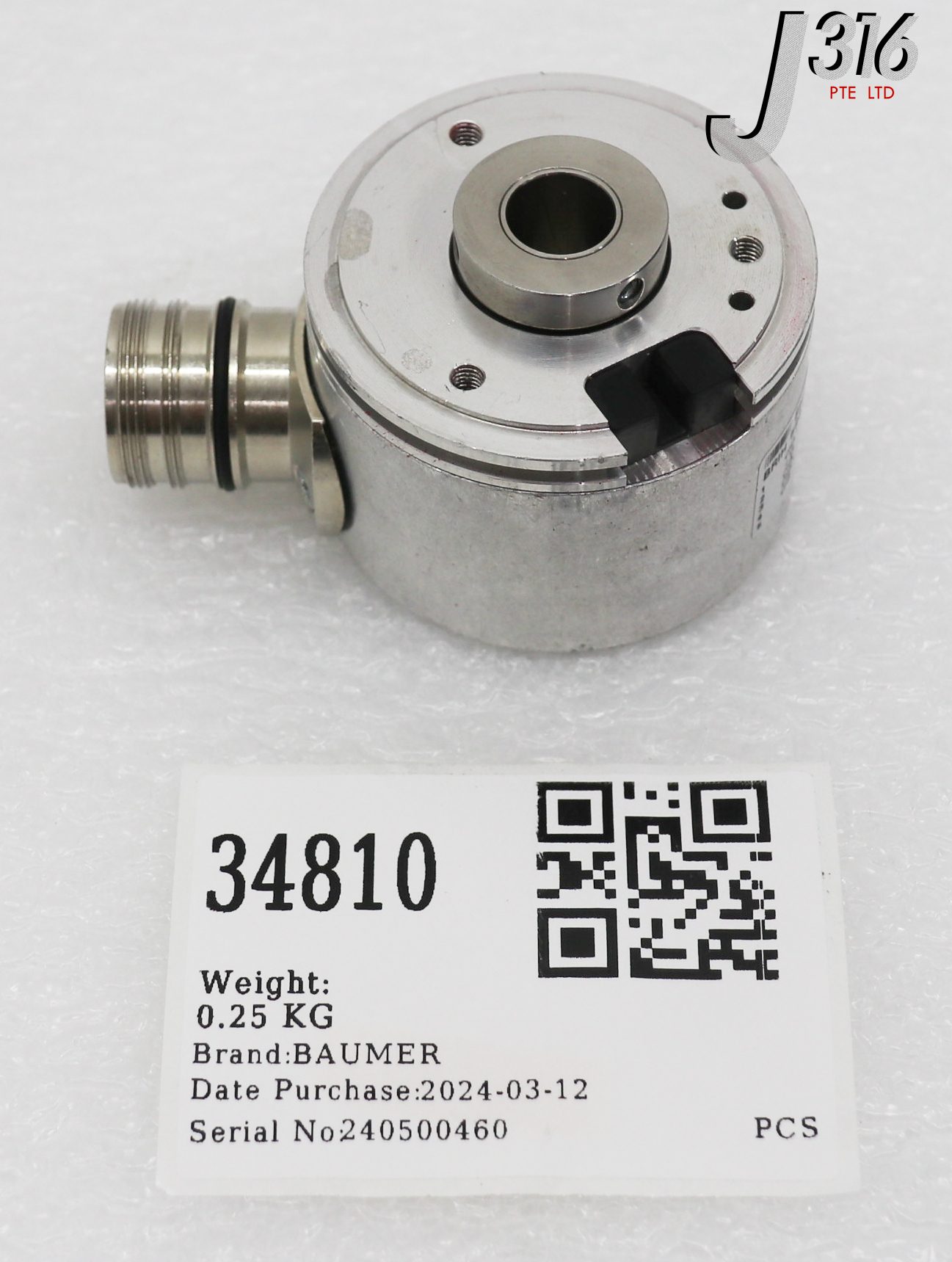 34810 BAUMER INCREMENTAL ENCODER BRIH 58S1605A02048P2A