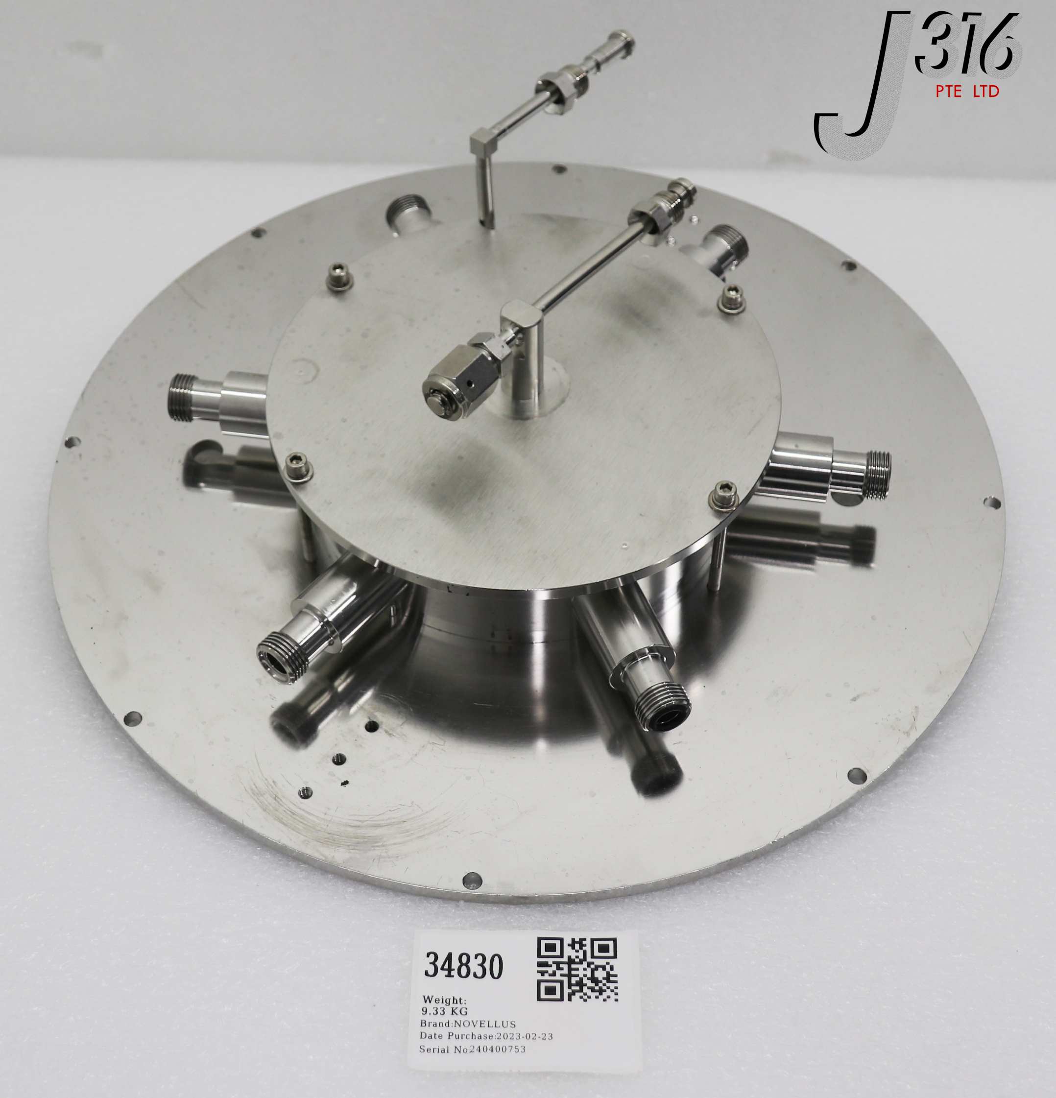 34830 NOVELLUS 200MM, GAS DISTRIBUTION , ASSY 16-143136-00