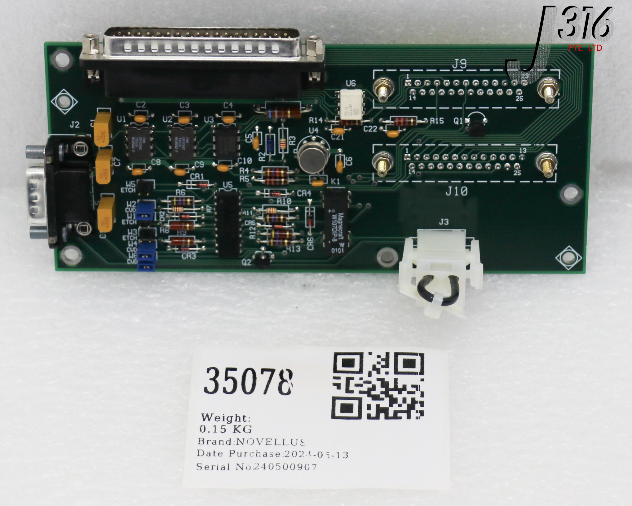 35078 NOVELLUS PCB, INTF, ATLUS MSSD 03-134121-00