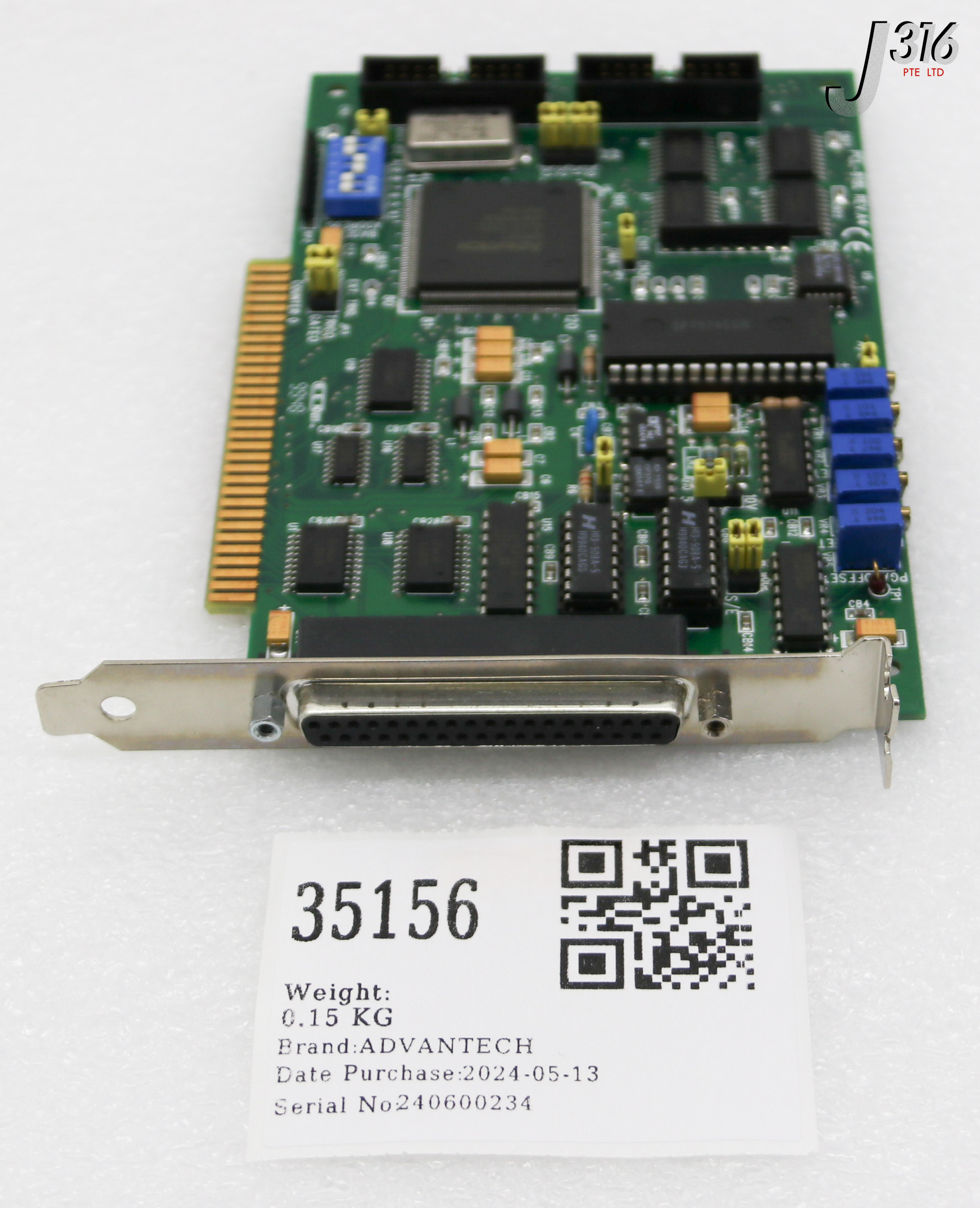 35156 ADVANTECH PCB ASSY, 16-CH ISA MULTIFUNCTION CARD PCL-818L
