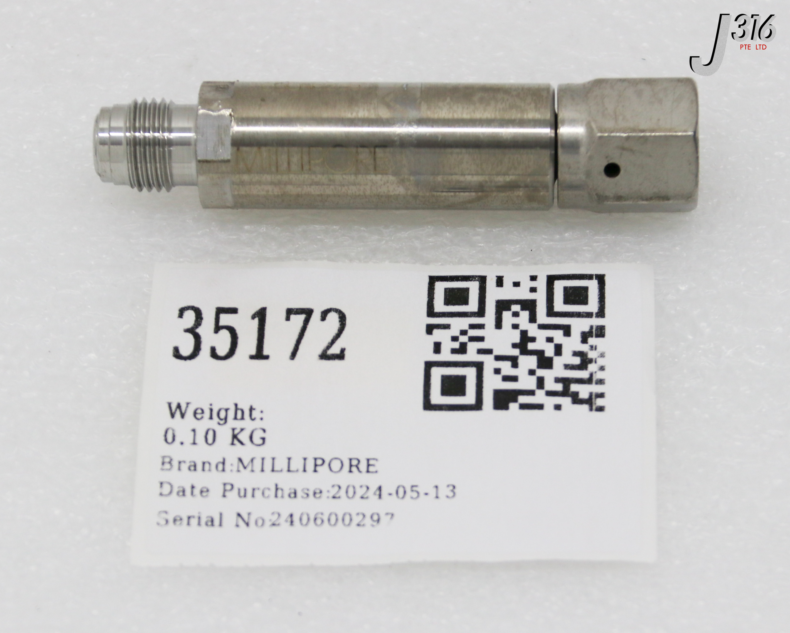 35172 MILLIPORE IN-LINE GAS FILTER WG2FT1RF2