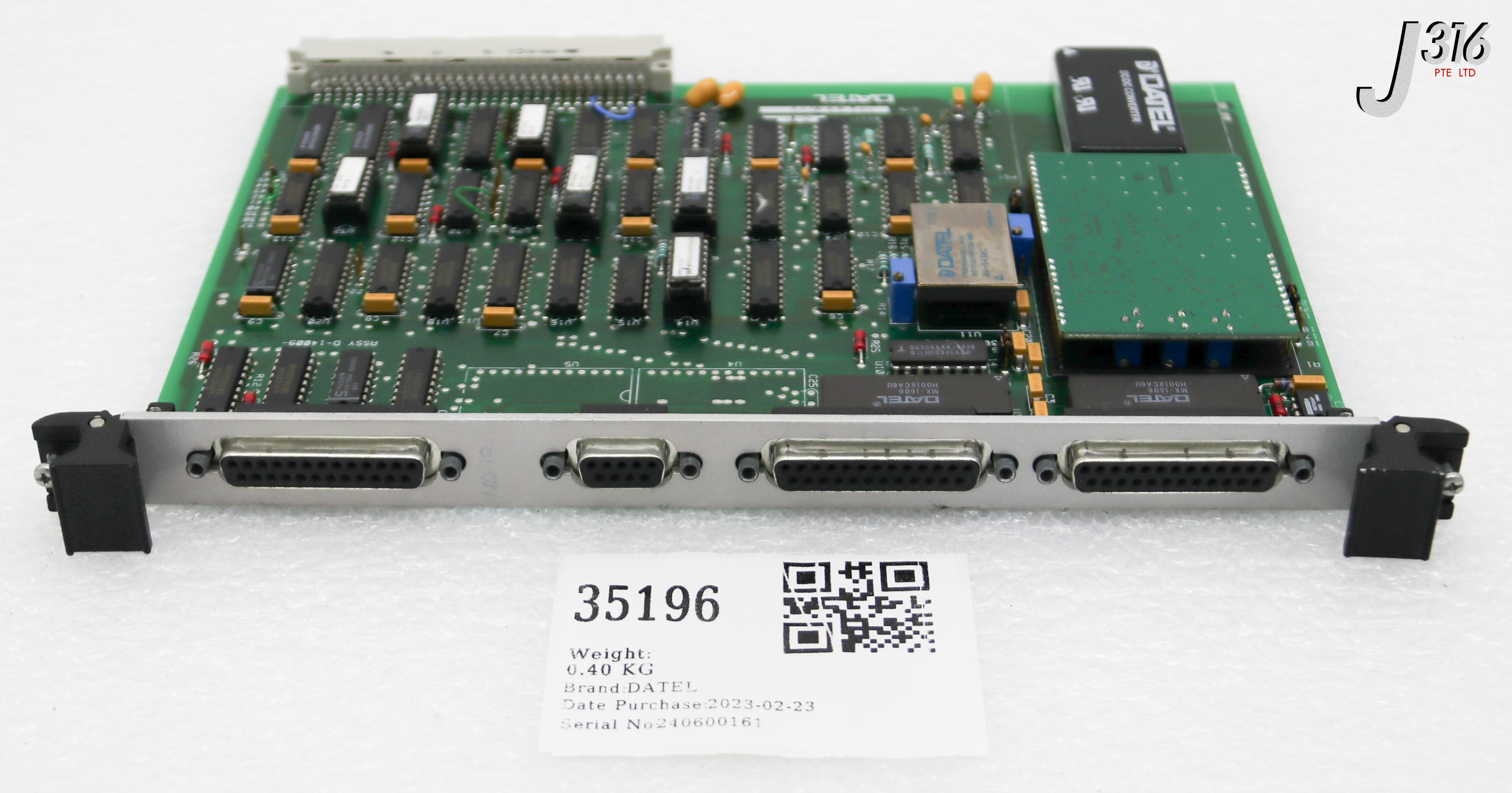 35196 DATEL PCB, A/D VME CONVERSION BOARD DVME 611