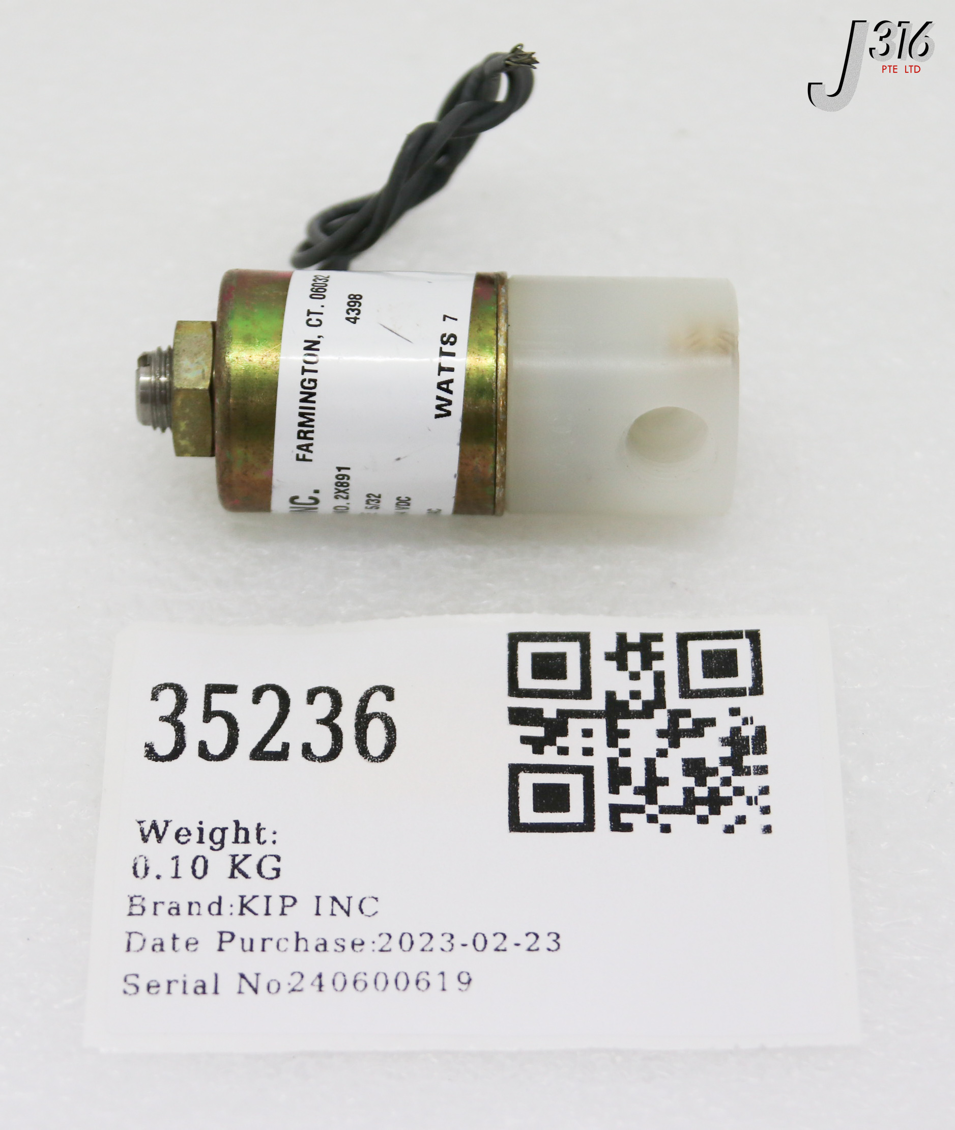 35236 KIP INC VALVE OFFICE 2X891