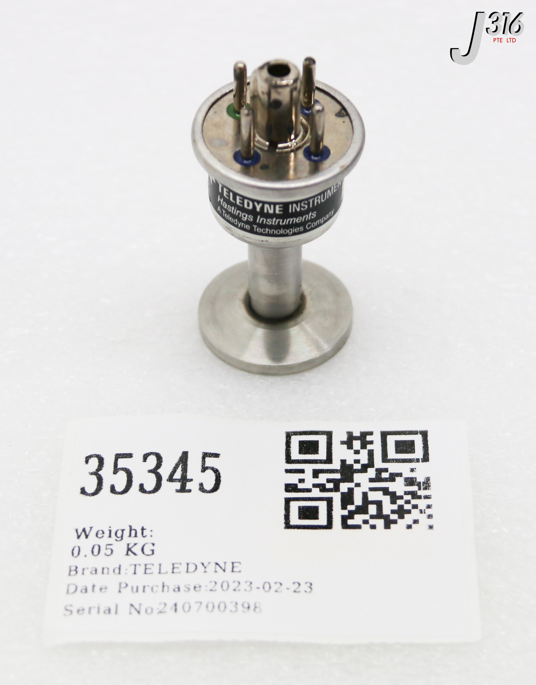 35345 TELEDYNE THERMOCOUPLE VACUUM GAUGE 55-96-KF-16
