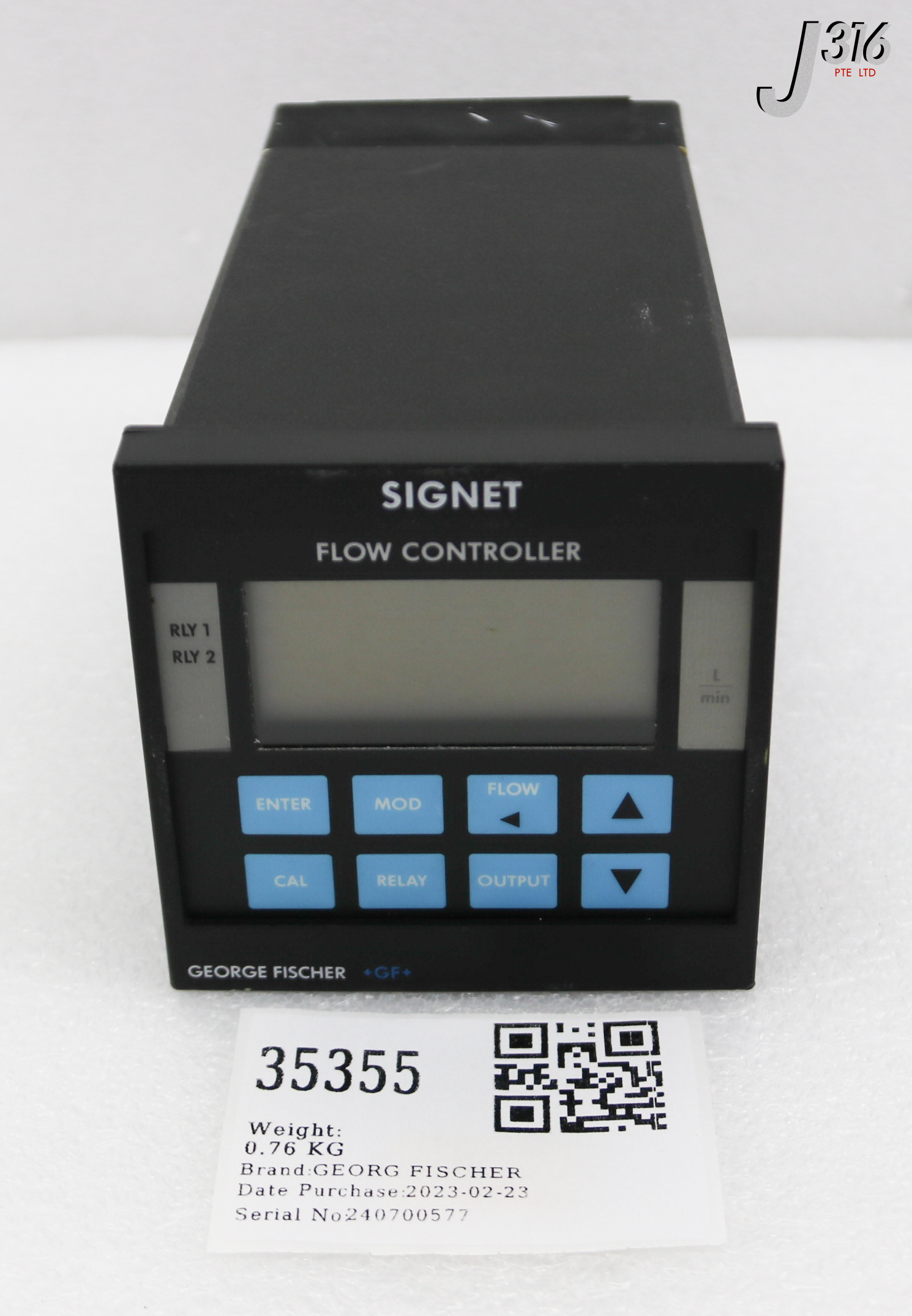 35355 GEORG FISCHER SIGNET 9010 INTELEK-PRO FLOW CONTROLLER (PARTS) 3-9010.21