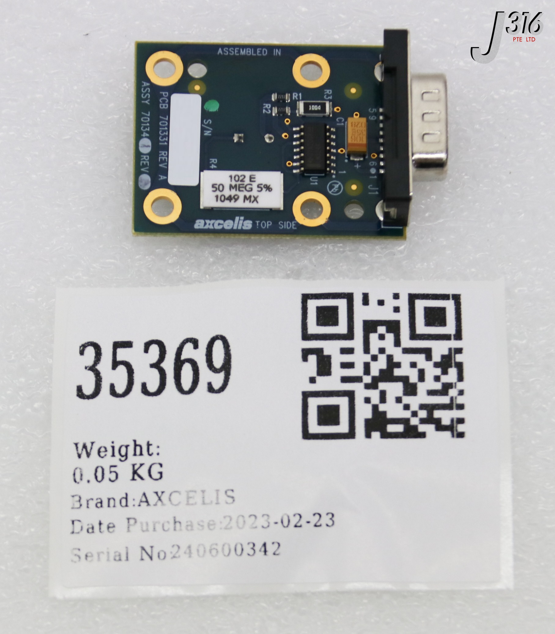 35369 AXCELIS PCB ASSY, 701331 (PARTS) 701341
