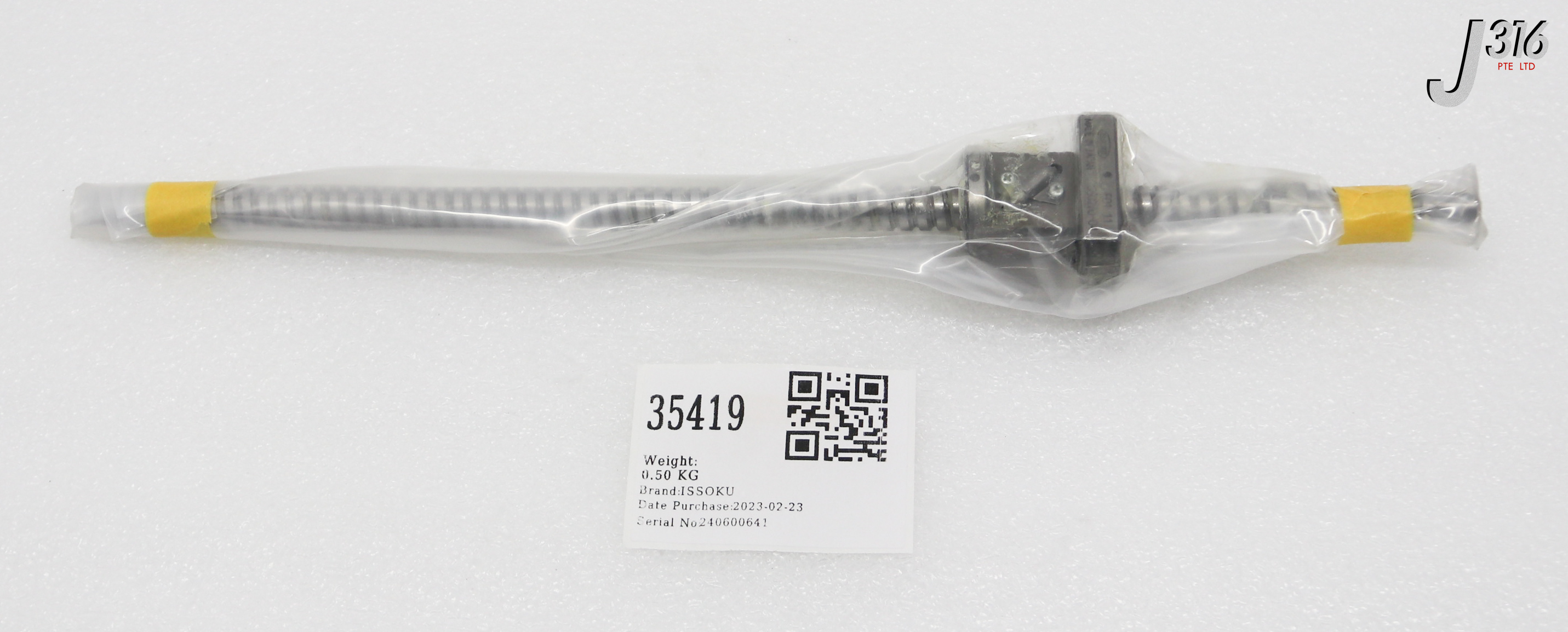 35419 ISSOKU BALL SCREW, LENGTH: 38CM (NEW) BSF1205EC3T-380E01