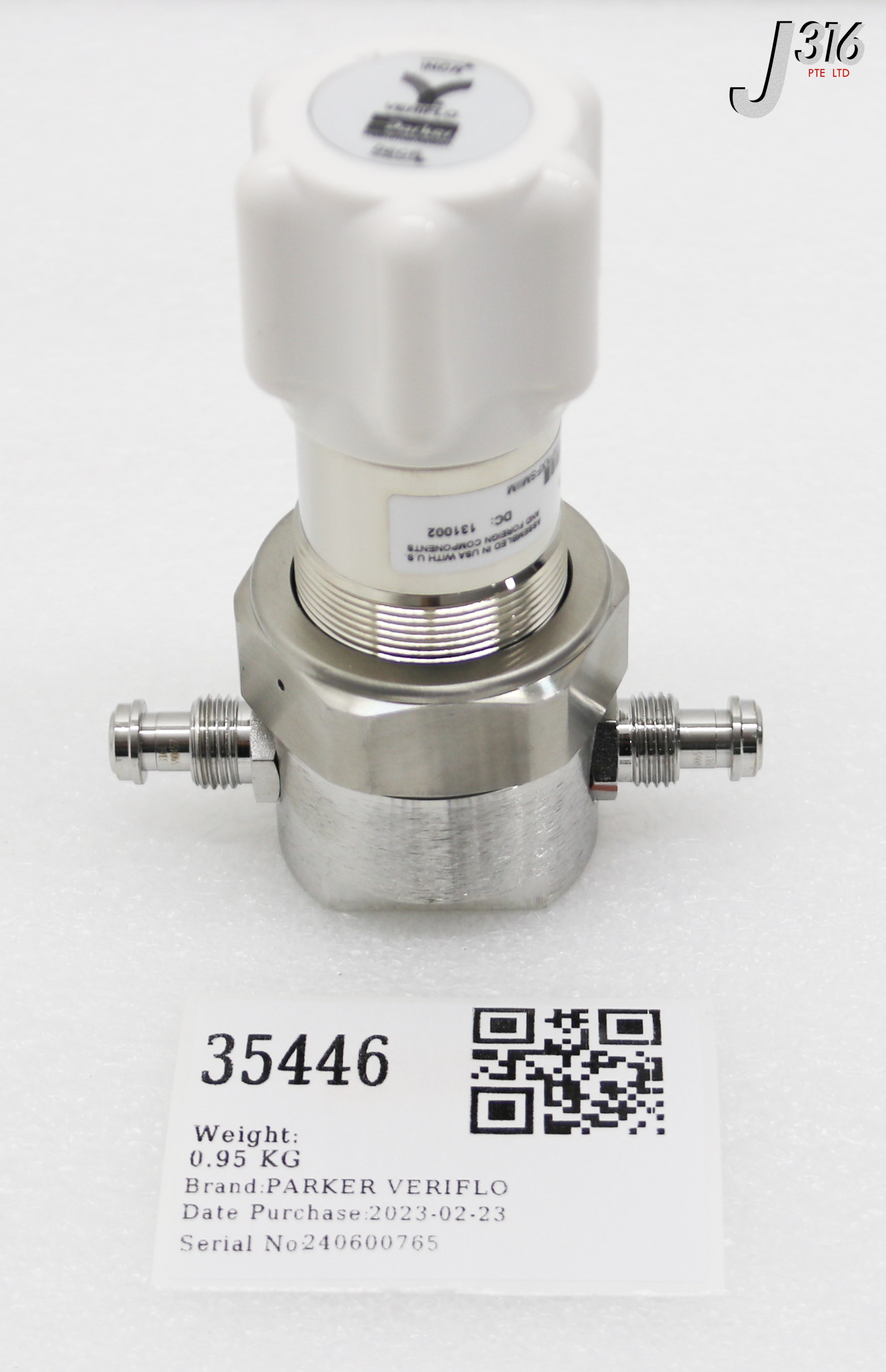 35446 PARKER VERIFLO PRESSURE REGULATOR, P/N: 43700341 NPR95930W4PXXFSMIIM