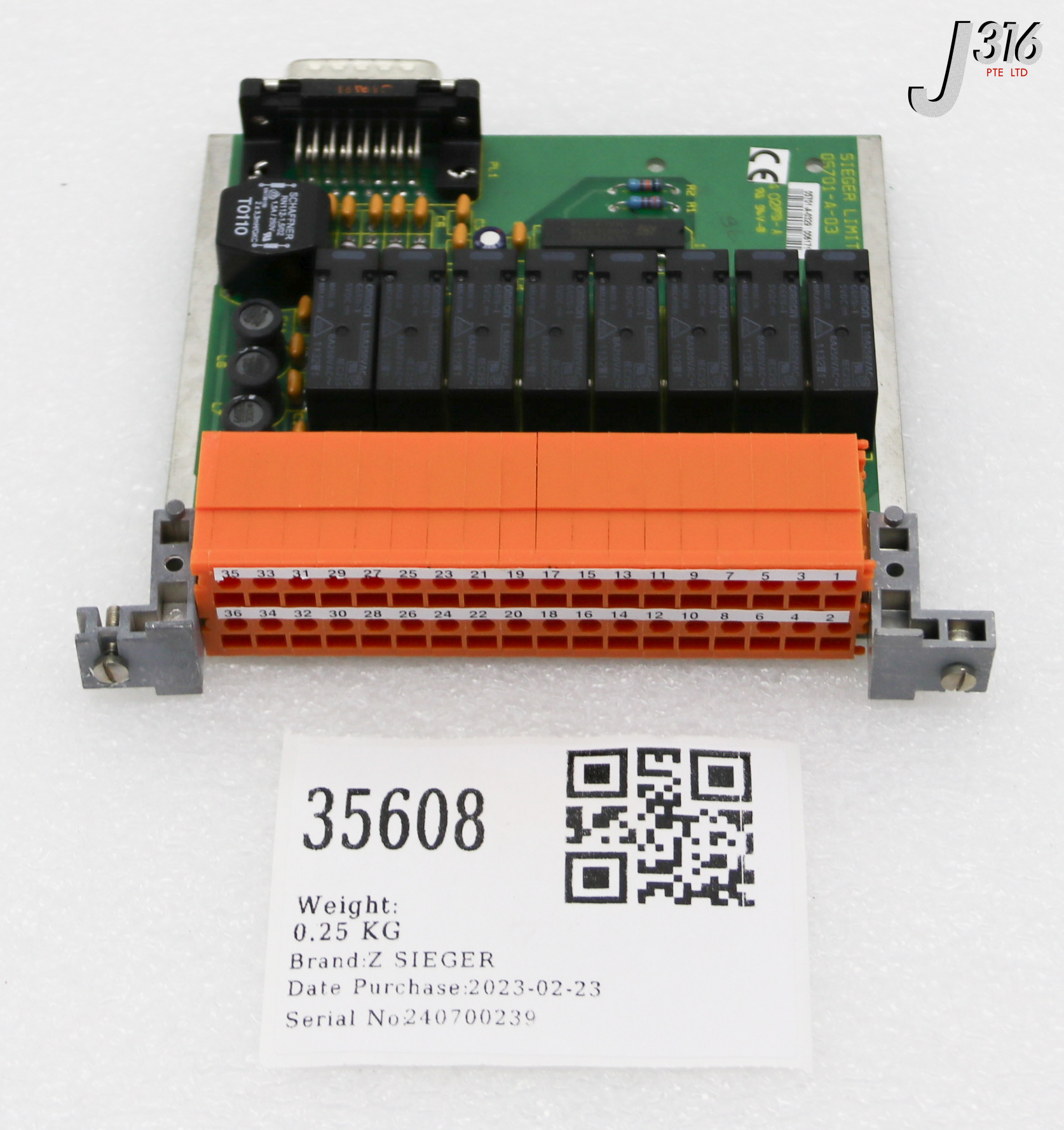 35608 Z SIEGER PCB ASSY 05701-A-0329
