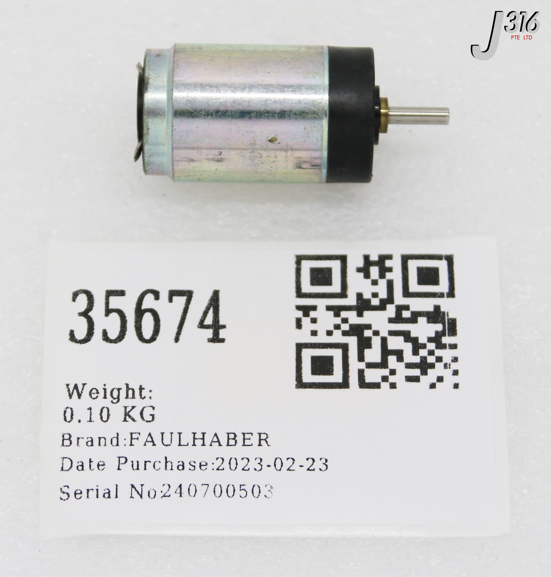 35674 FAULHABER DC MOTOR 2338S018S