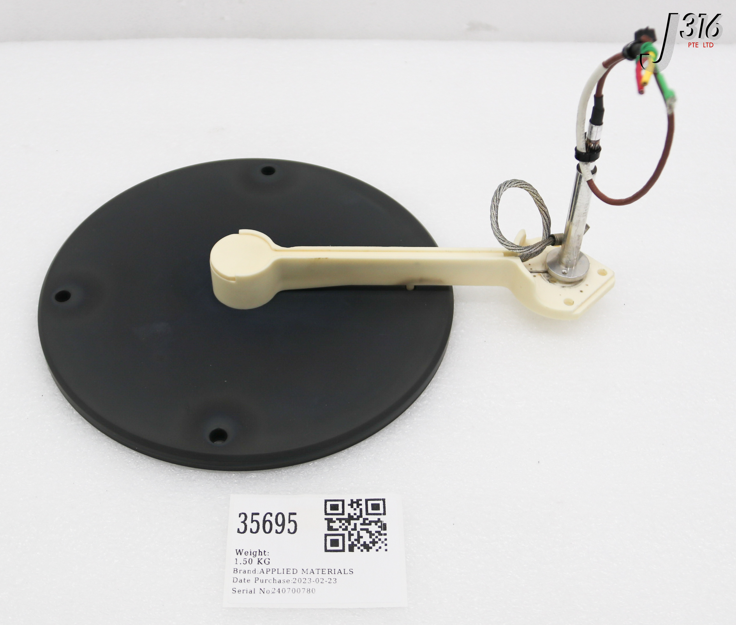 35695 APPLIED MATERIALS ASSY, P-CHUCK, 200MM, CIP 99, 0190-35712 (PARTS) 0010-38437