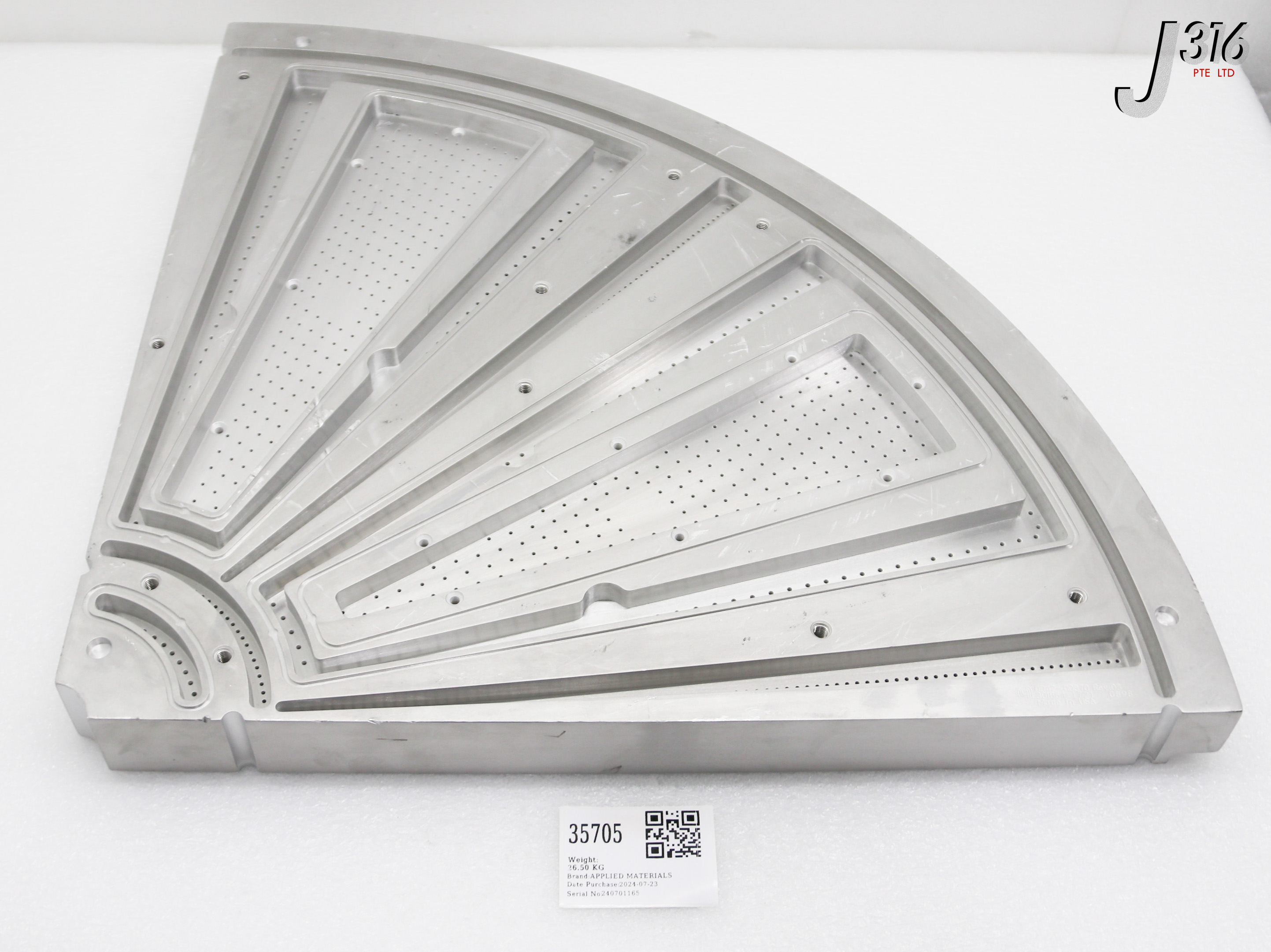 35705 APPLIED MATERIALS PLATE ASSY (PARTS) 0042-00870