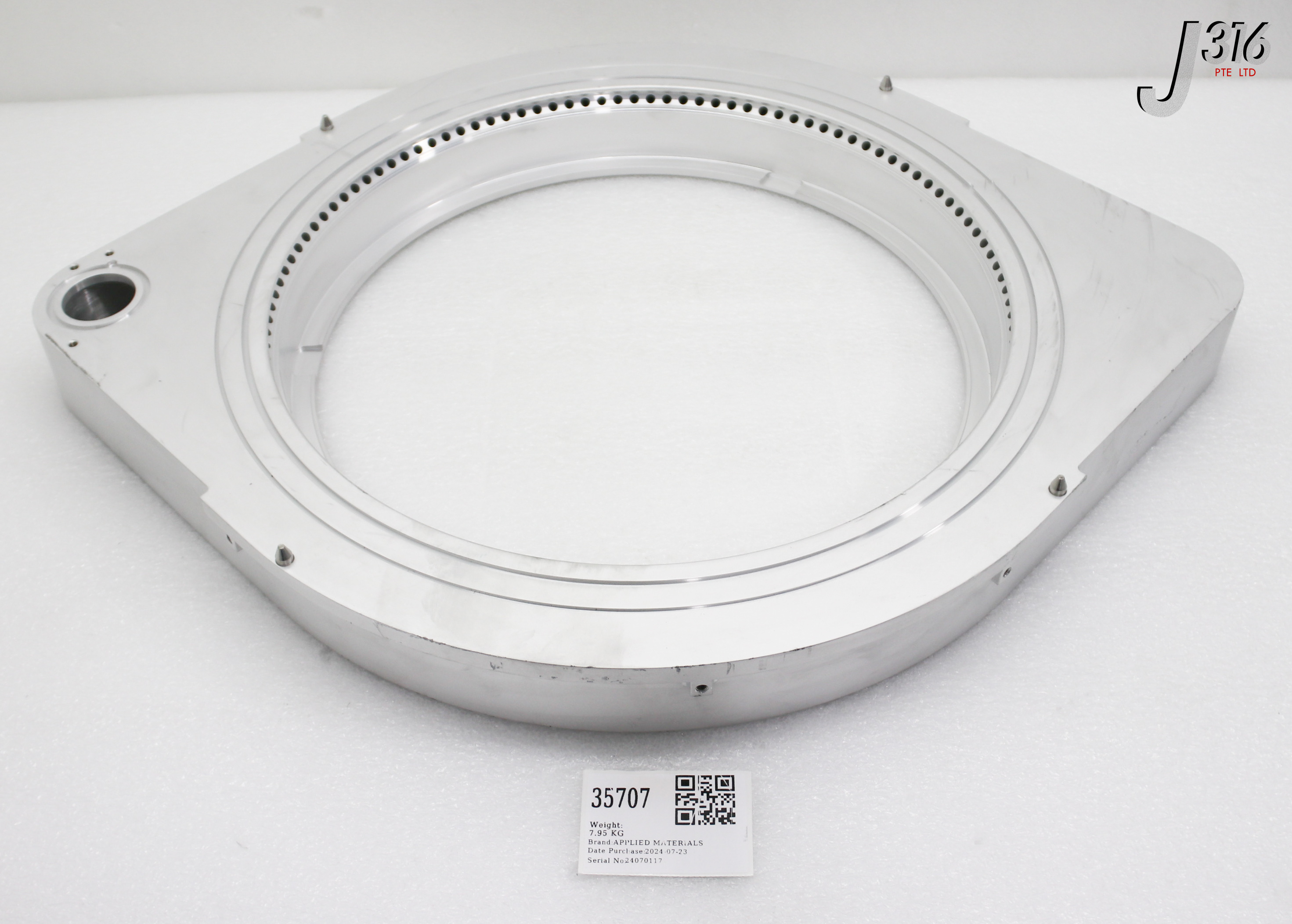 35707 APPLIED MATERIALS PUMPING PLATE, INVERTED THROAT 0042-60077